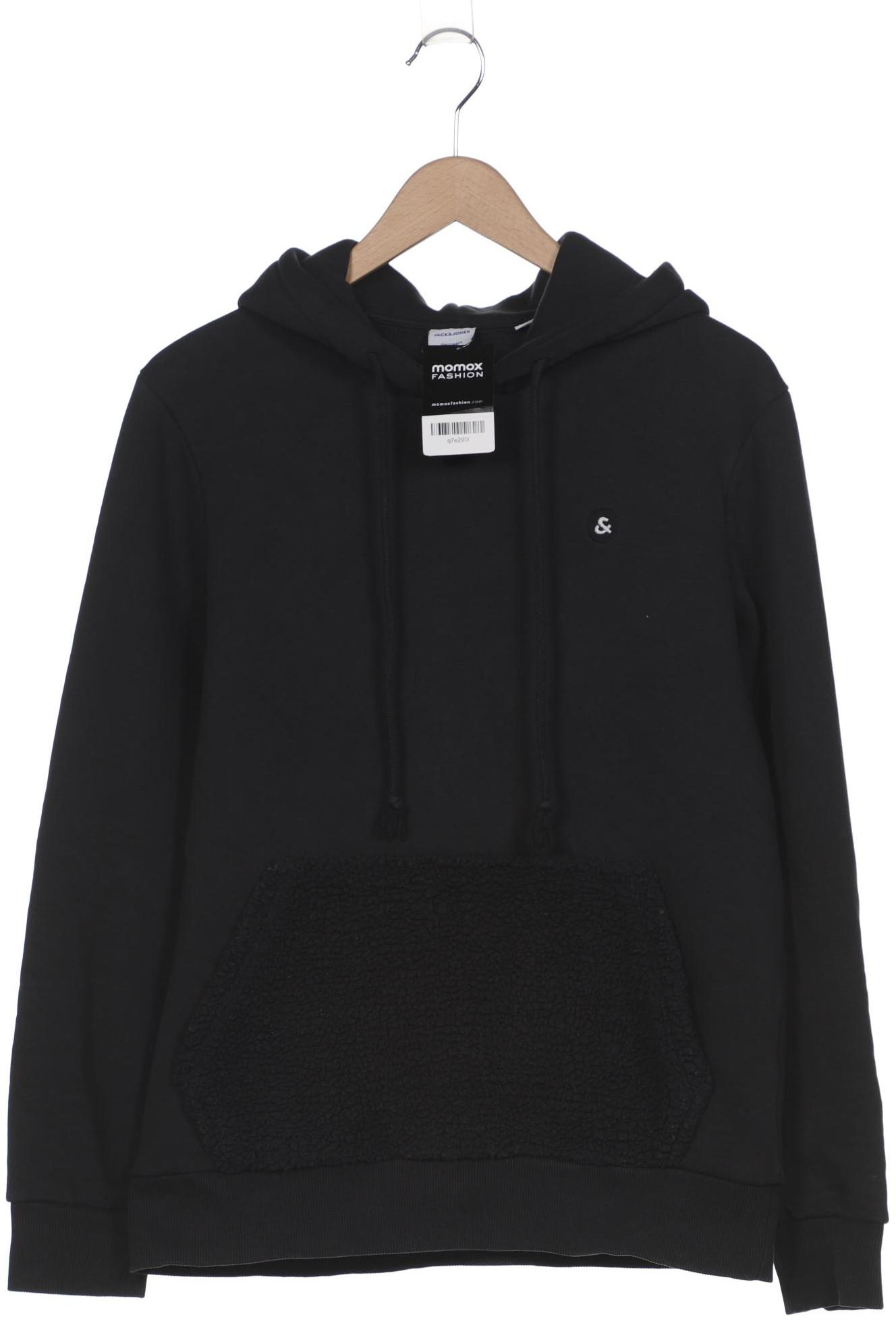 

Jack & Jones Herren Kapuzenpullover, schwarz, Gr. 48