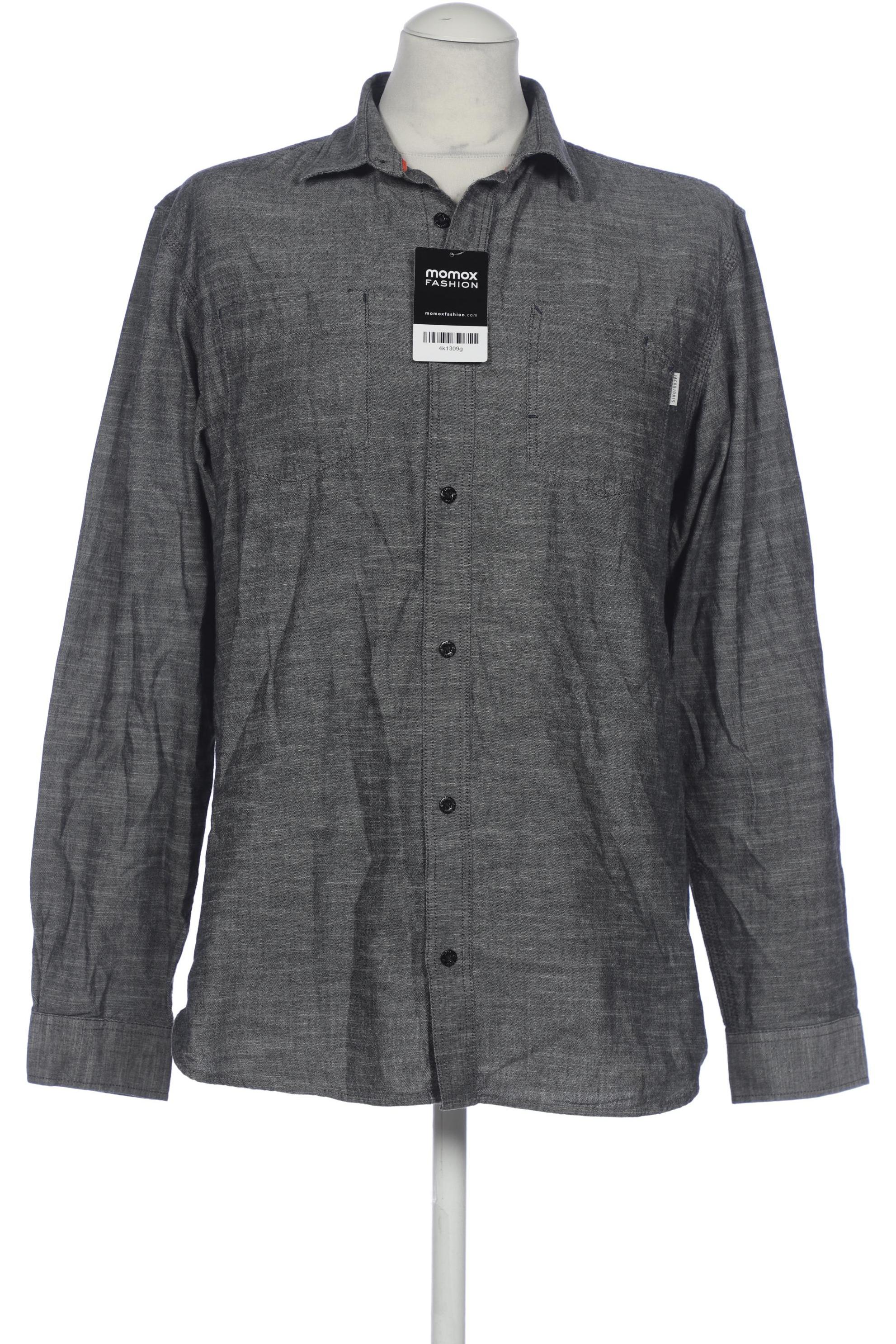 

Jack & Jones Herren Hemd, grau, Gr. 52