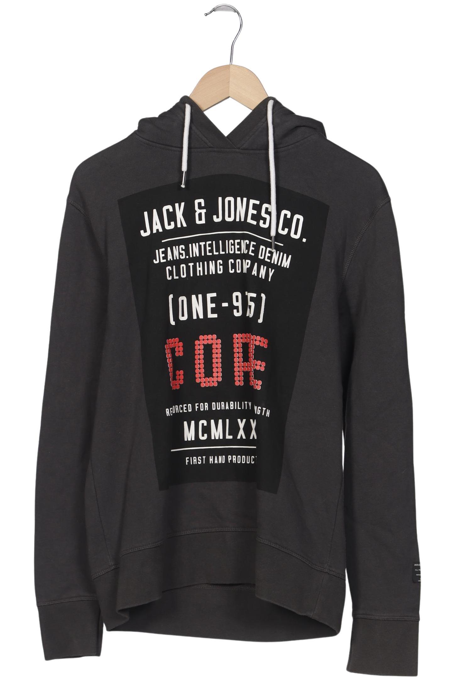 

Jack & Jones Herren Kapuzenpullover, grau, Gr. 52