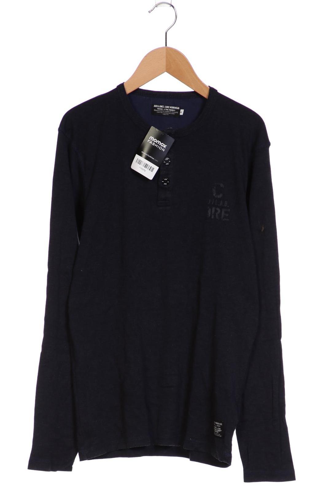 

Jack & Jones Herren Langarmshirt, marineblau, Gr. 46
