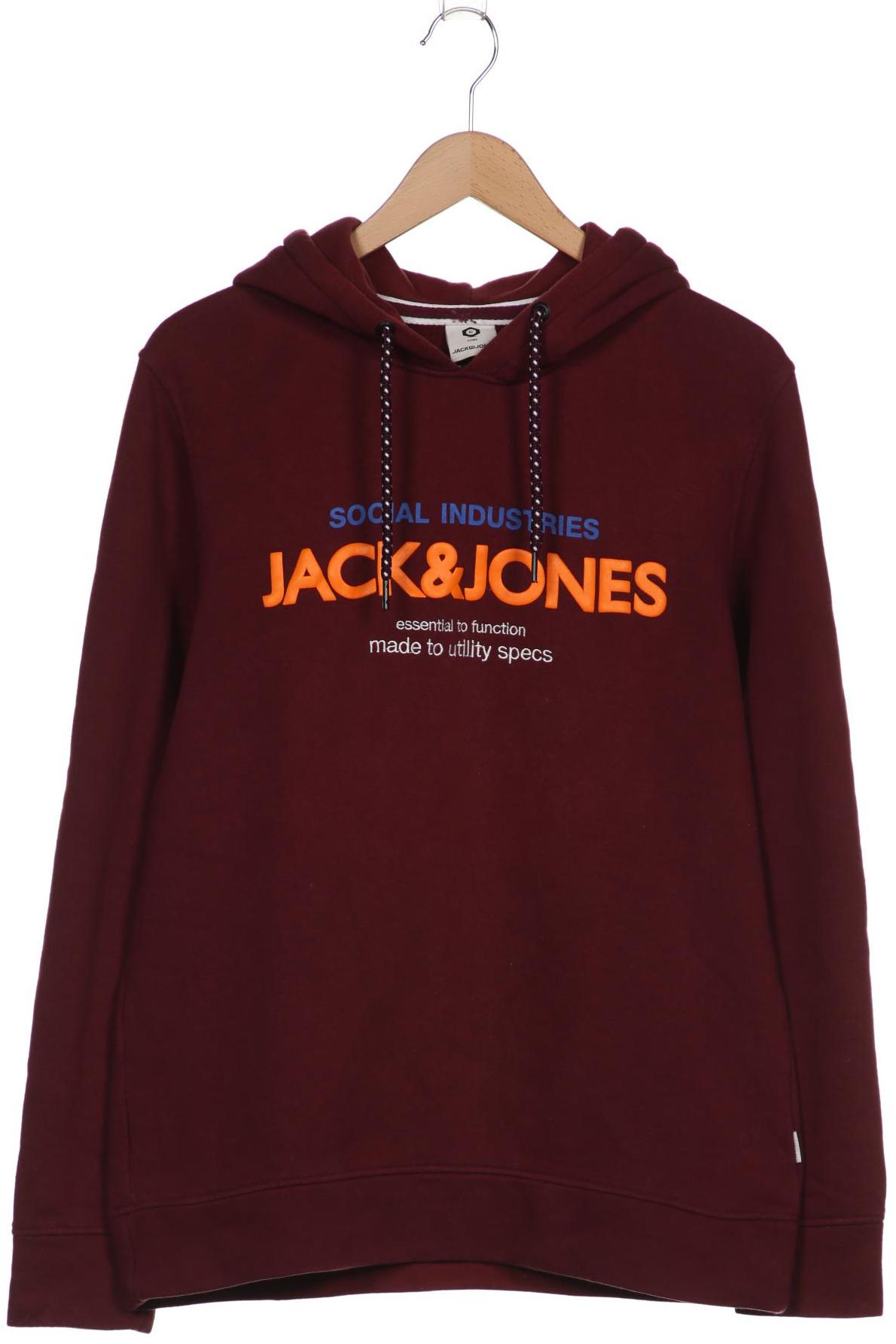 

Jack & Jones Herren Kapuzenpullover, bordeaux