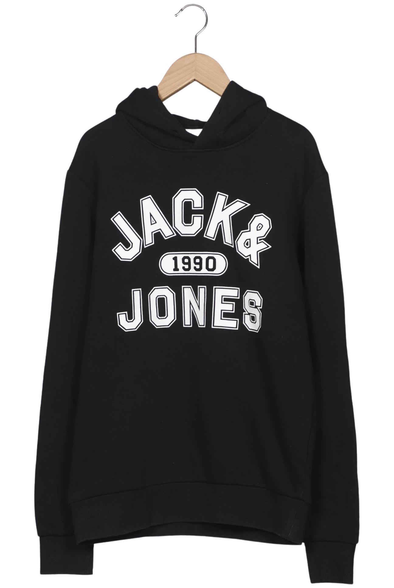 

Jack & Jones Herren Kapuzenpullover, schwarz, Gr. 46