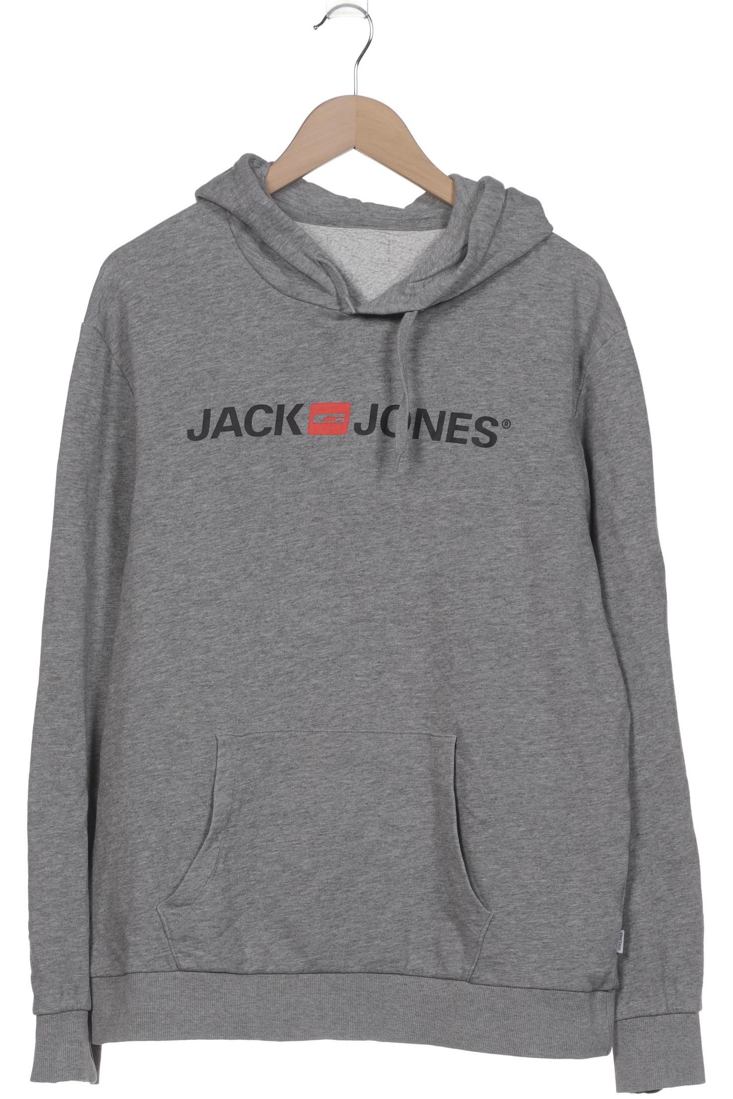 

Jack & Jones Herren Kapuzenpullover, grau, Gr. 56