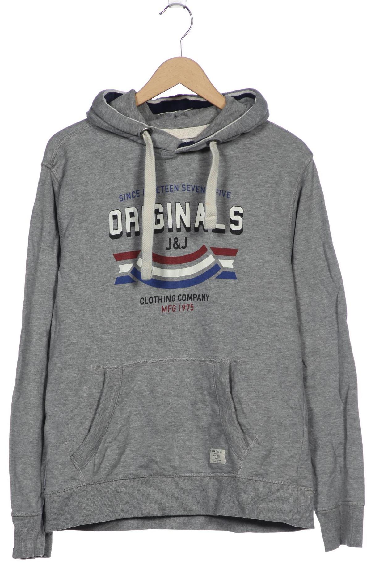 

JACK & JONES Herren Kapuzenpullover, grau