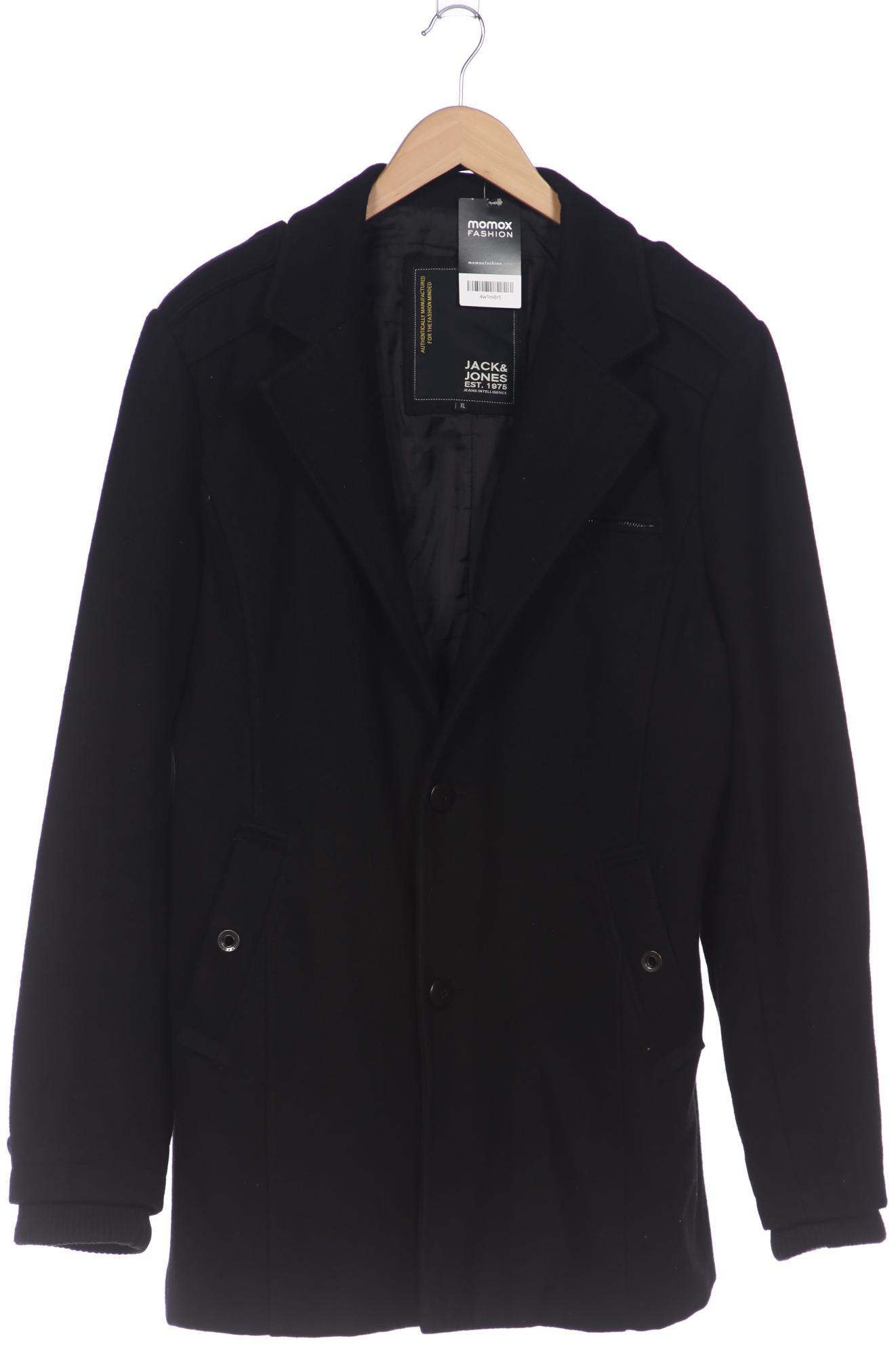 

Jack & Jones Herren Mantel, schwarz, Gr. 54