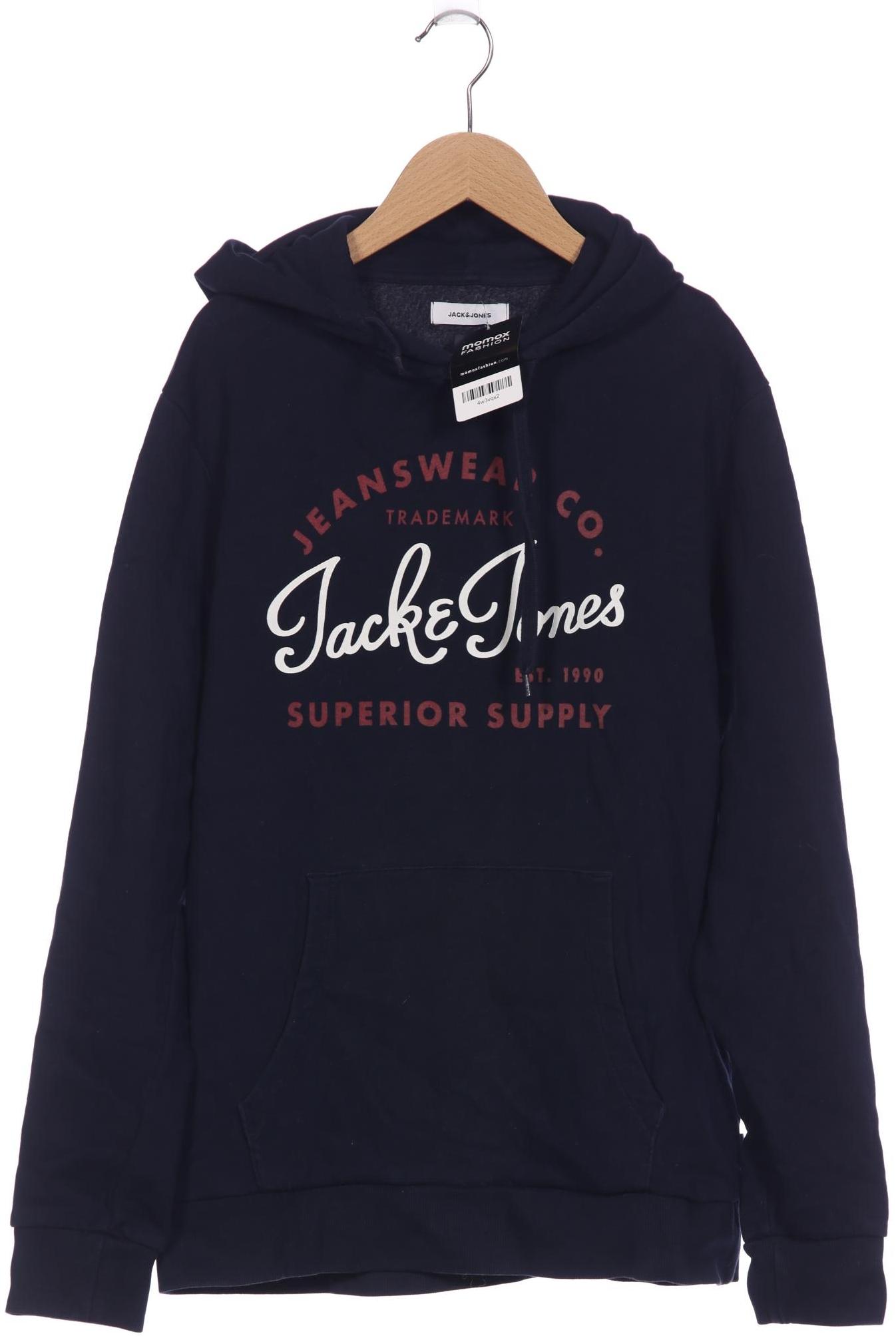 

Jack & Jones Herren Kapuzenpullover, marineblau, Gr. 52