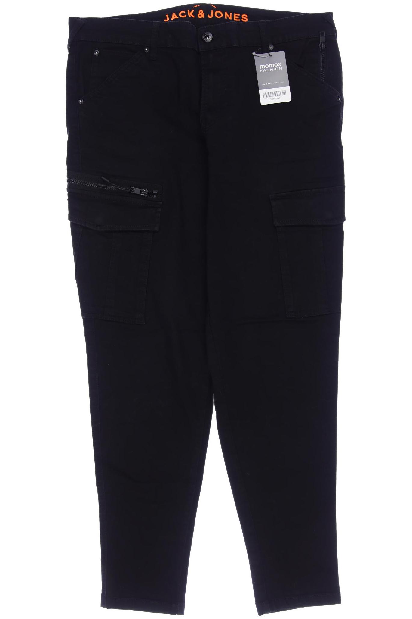 

JACK & JONES Herren Stoffhose, schwarz