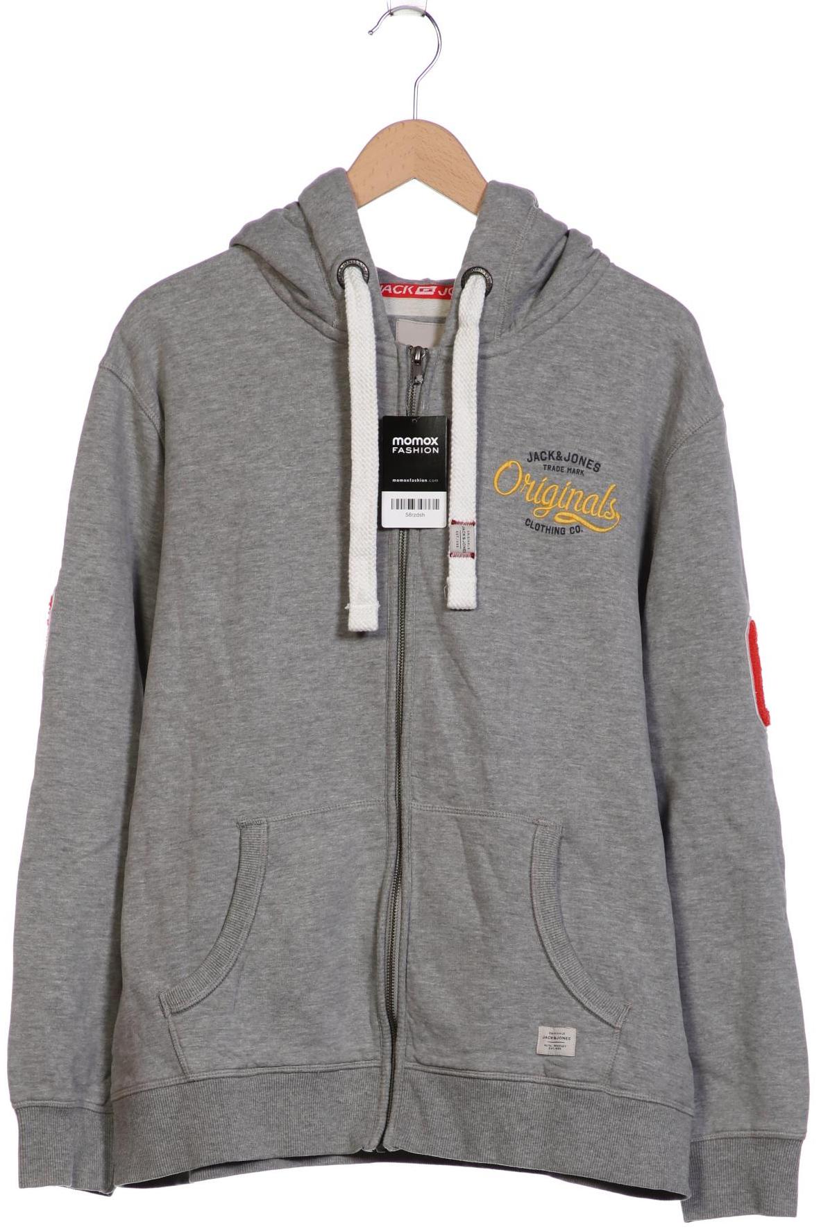 

Jack & Jones Herren Kapuzenpullover, grau, Gr. 54