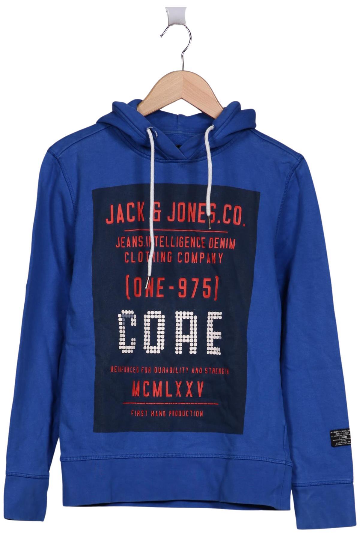 

Jack & Jones Herren Kapuzenpullover, blau, Gr. 46