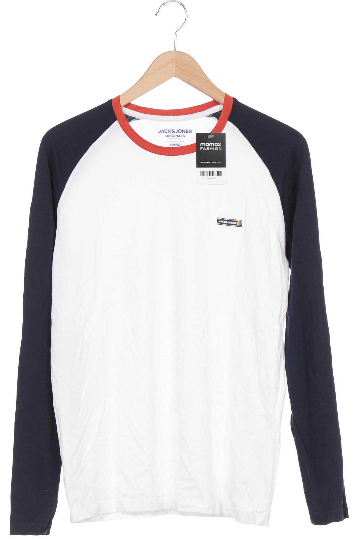 

Jack & Jones Herren Langarmshirt, weiß, Gr. 48