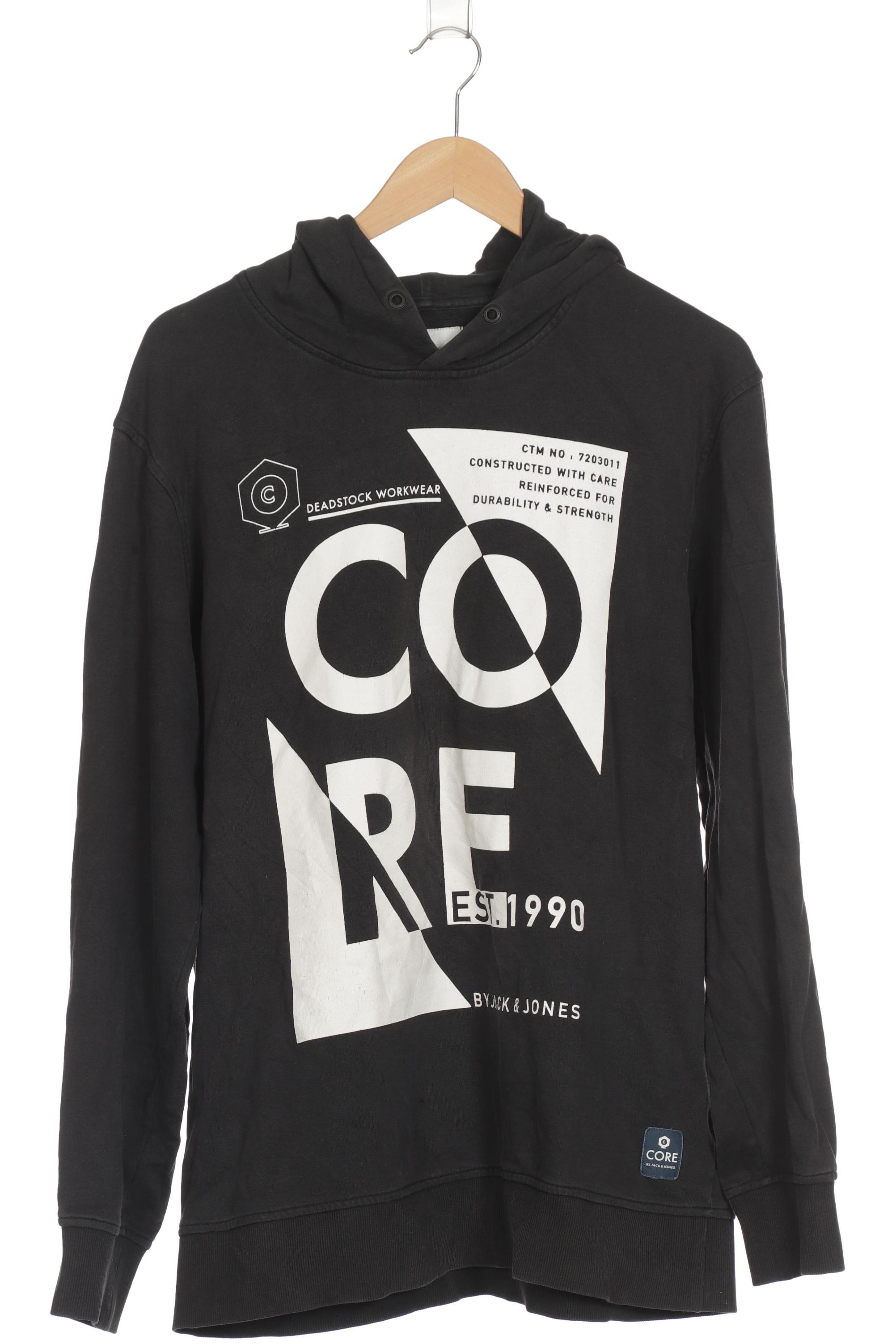 

Jack & Jones Herren Kapuzenpullover, schwarz, Gr. 54
