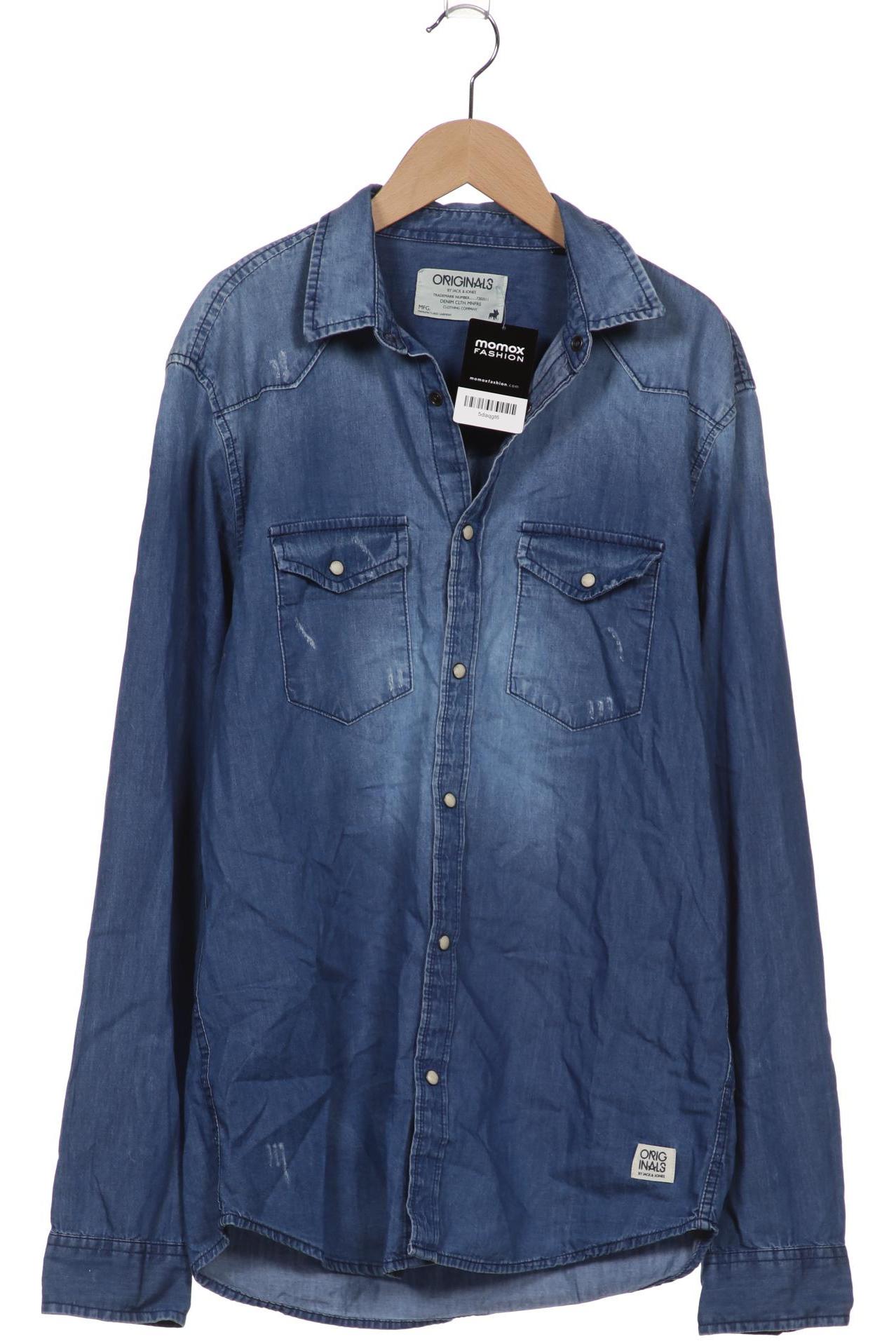 

JACK & JONES Herren Hemd, blau