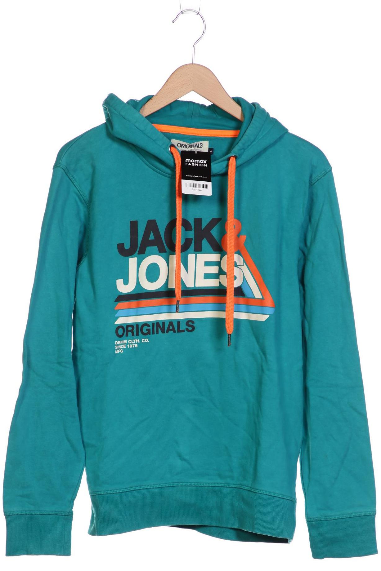 

Jack & Jones Herren Kapuzenpullover, türkis, Gr. 52