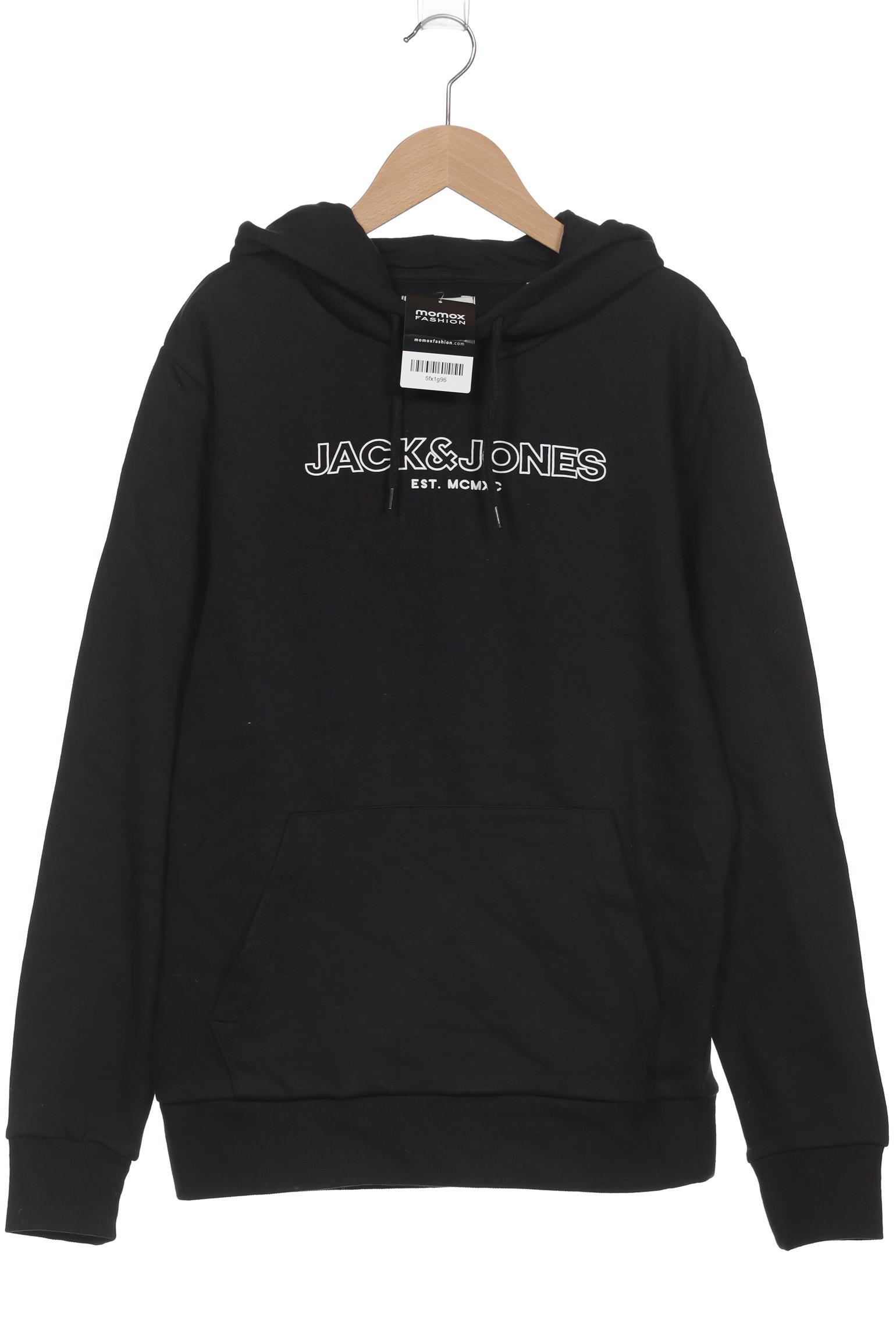 

Jack & Jones Herren Kapuzenpullover, schwarz, Gr. 46