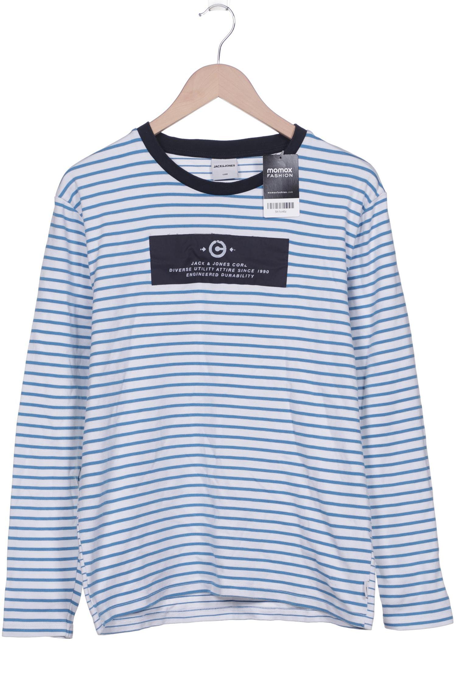 

JACK & JONES Herren Langarmshirt, blau