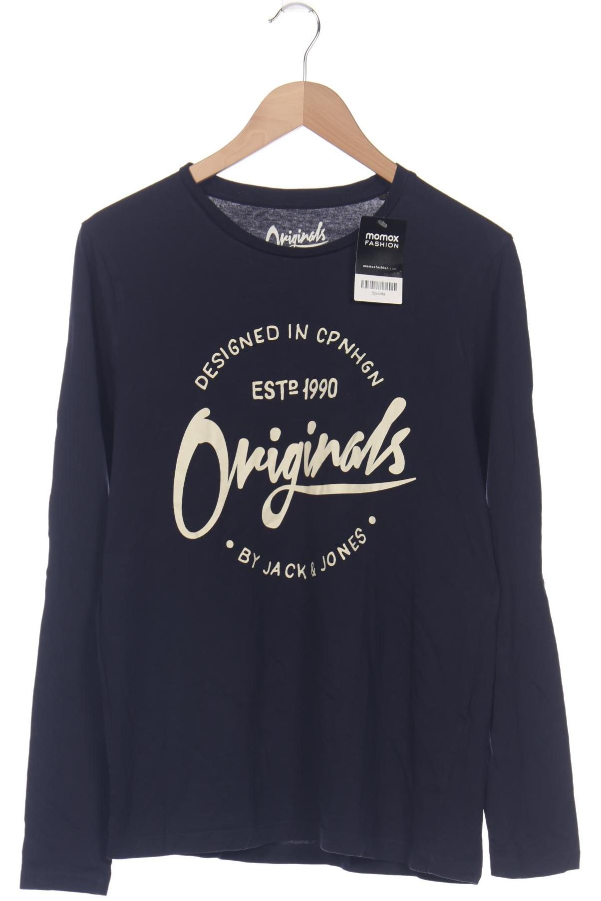 

Jack & Jones Herren Langarmshirt, marineblau, Gr. 48