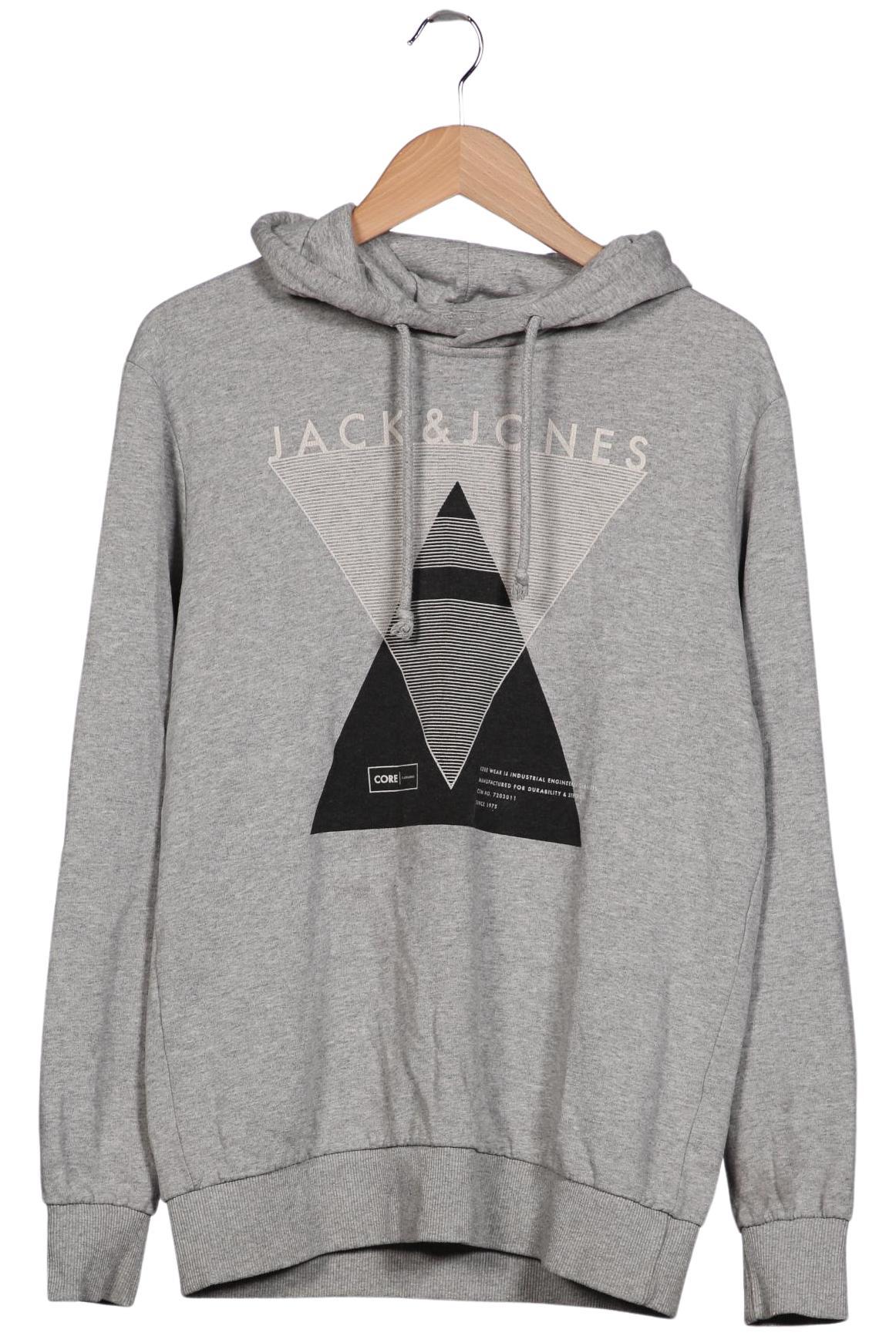 

Jack & Jones Herren Kapuzenpullover, grau, Gr. 52