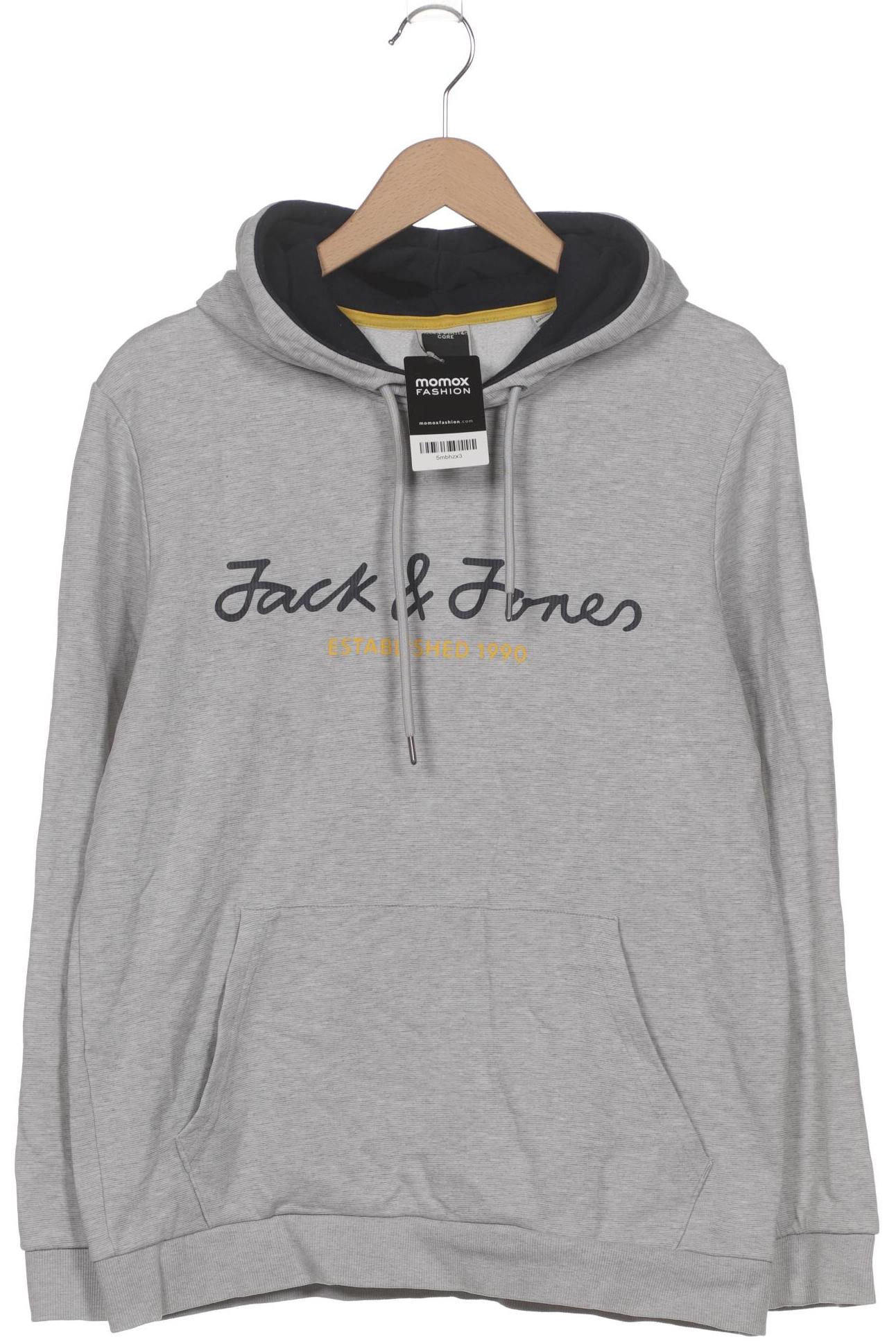 

Jack & Jones Herren Kapuzenpullover, grau, Gr. 52