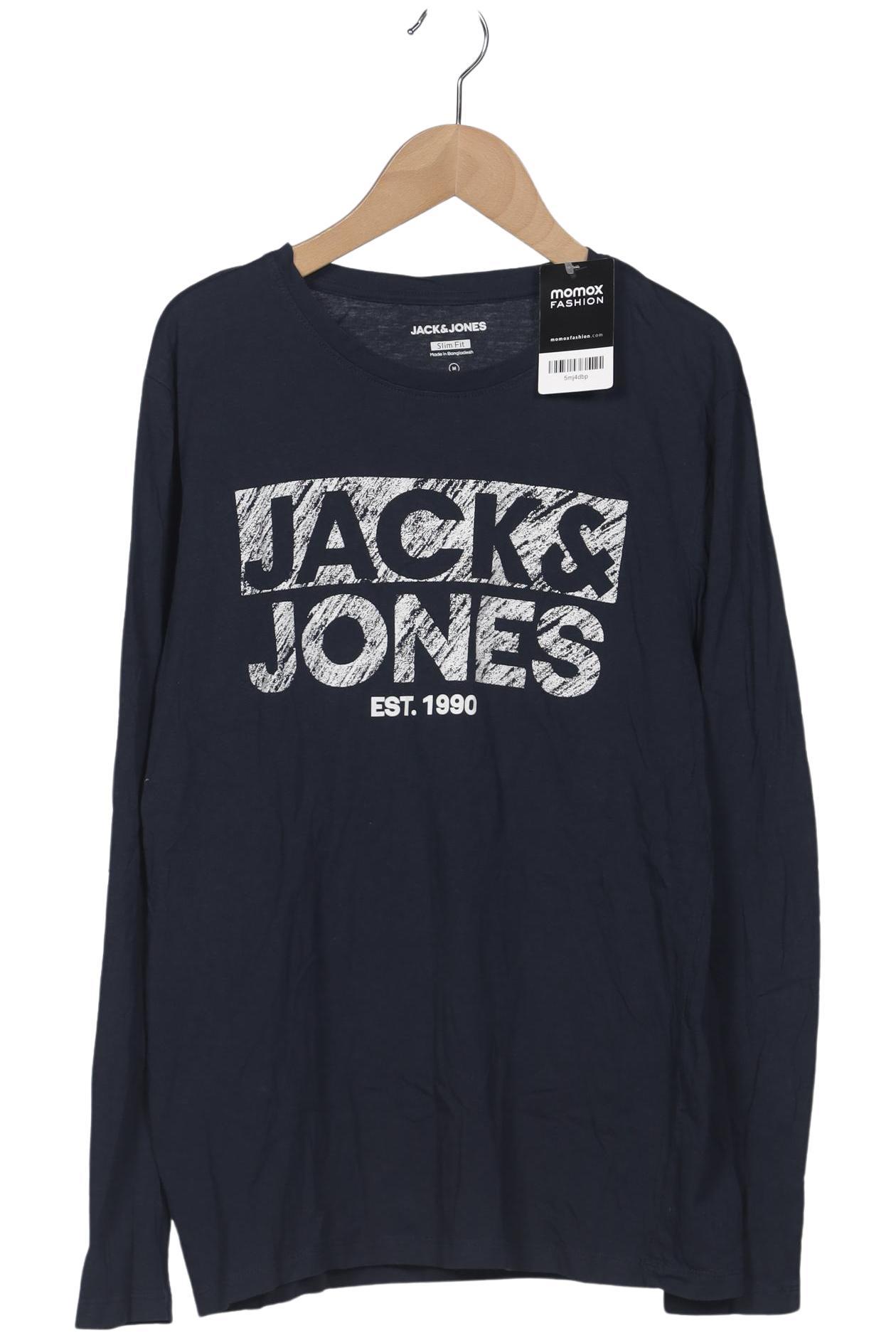 Thumbnail - Jack &amp; Jones Herren Langarmshirt, marineblau, Gr. 48