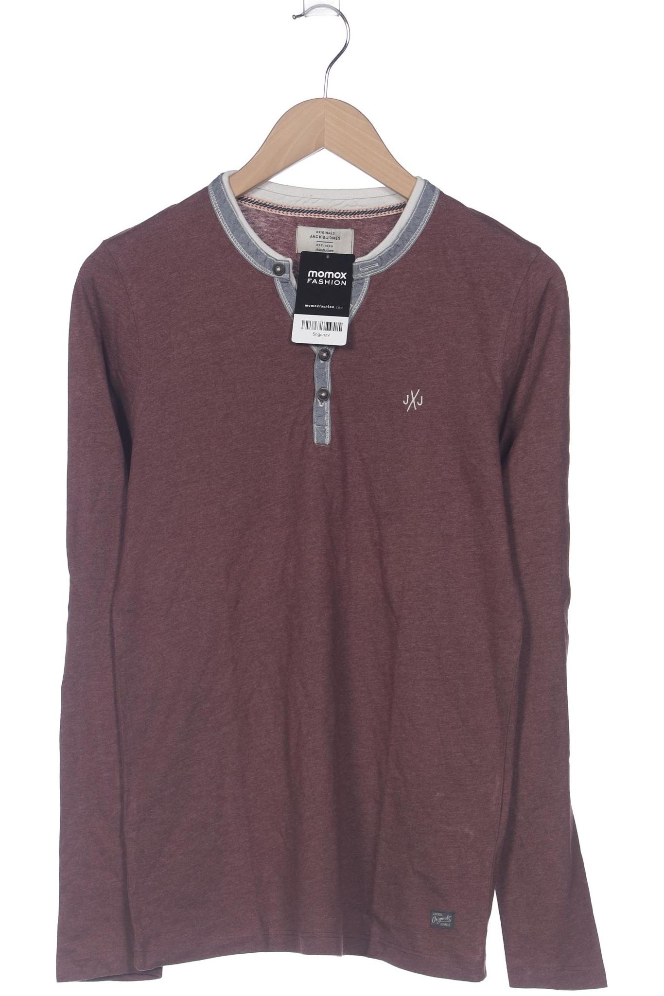 

Jack & Jones Herren Langarmshirt, bordeaux, Gr. 46