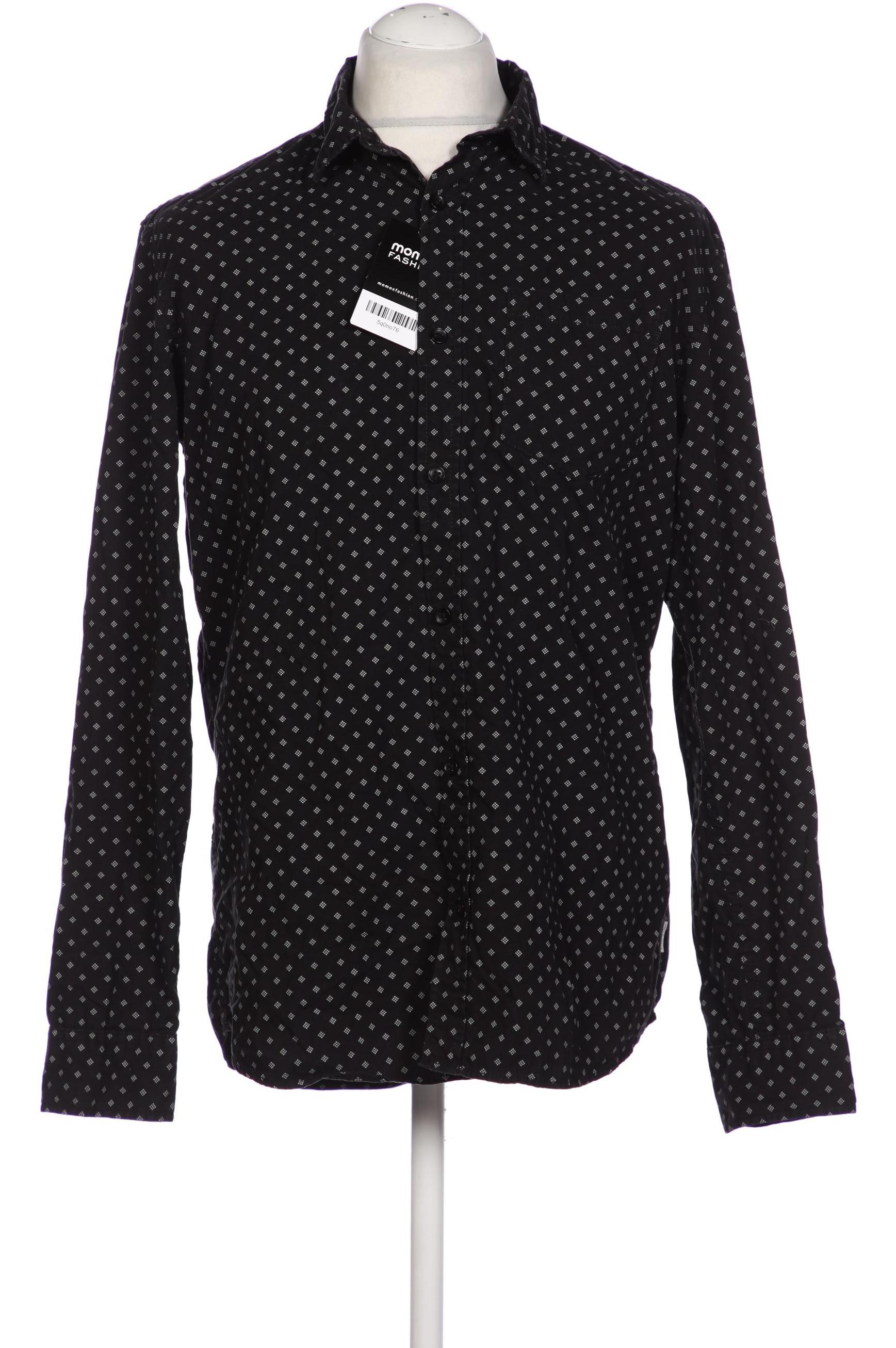 

Jack & Jones Herren Hemd, schwarz, Gr. 52