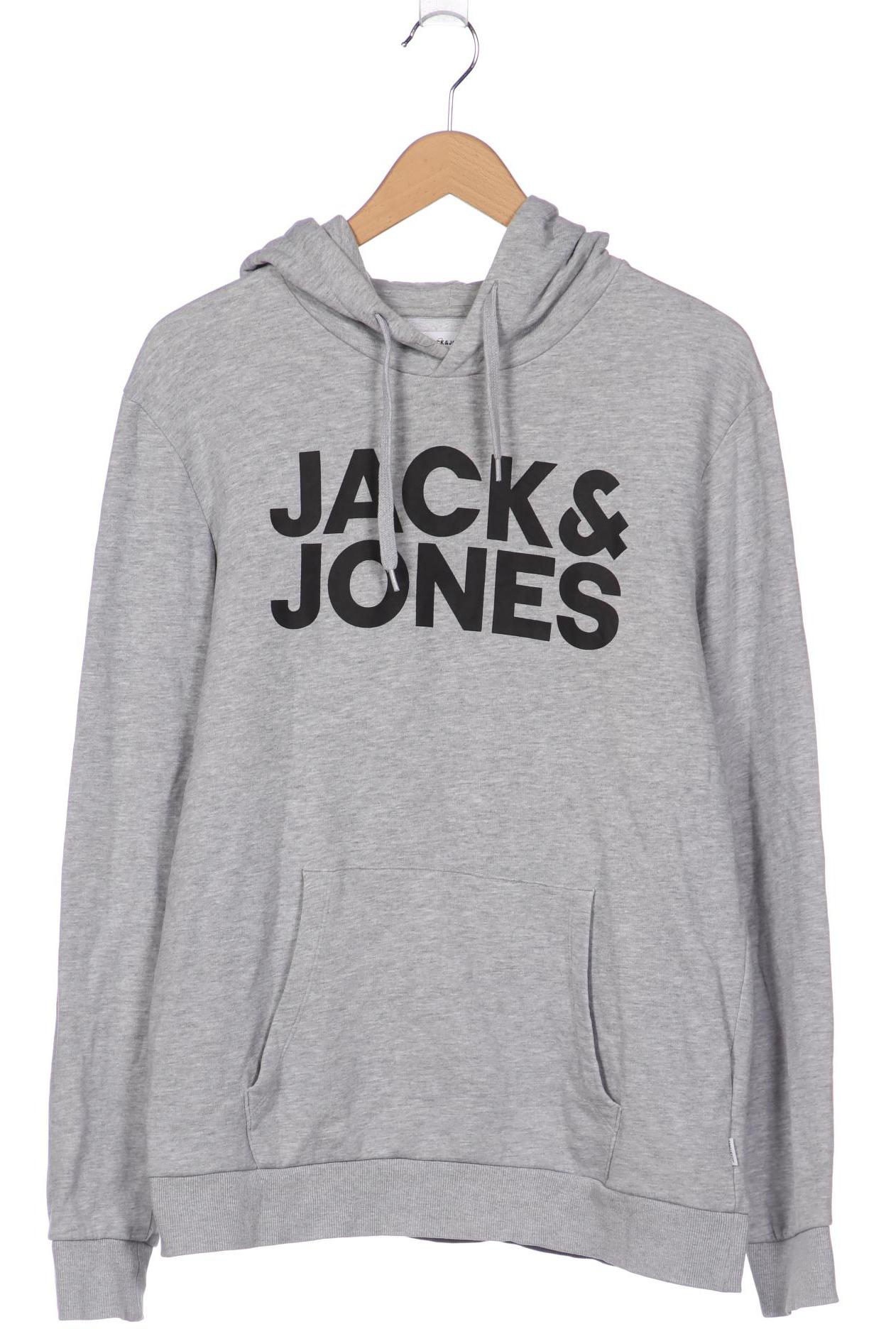 

JACK & JONES Herren Kapuzenpullover, grau