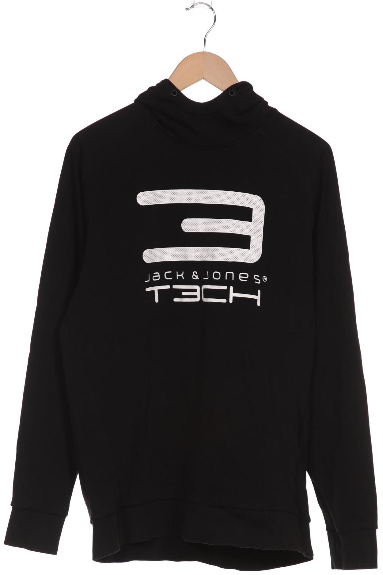 

Jack & Jones Herren Kapuzenpullover, schwarz, Gr. 54