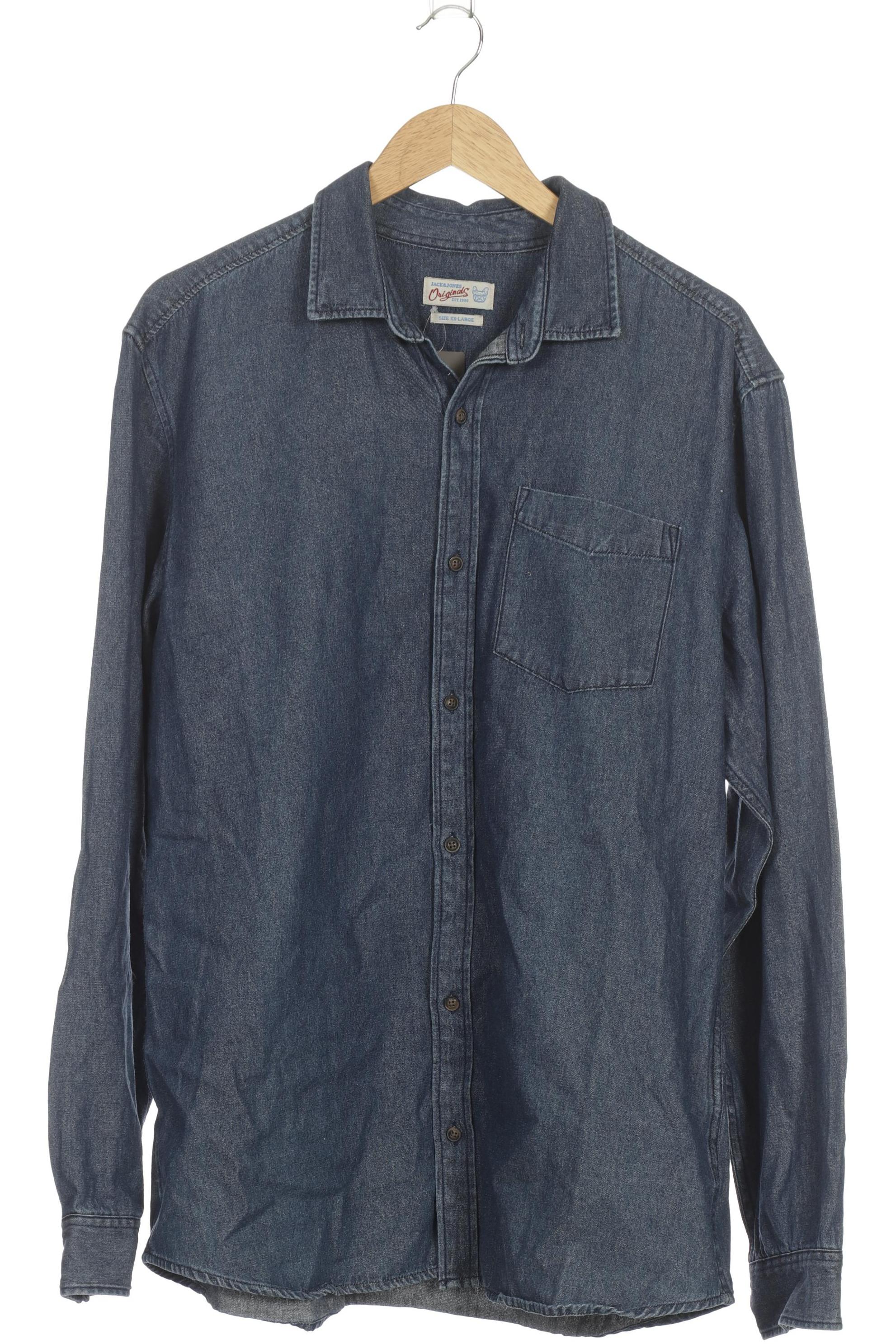 

Jack & Jones Herren Hemd, blau, Gr. 56
