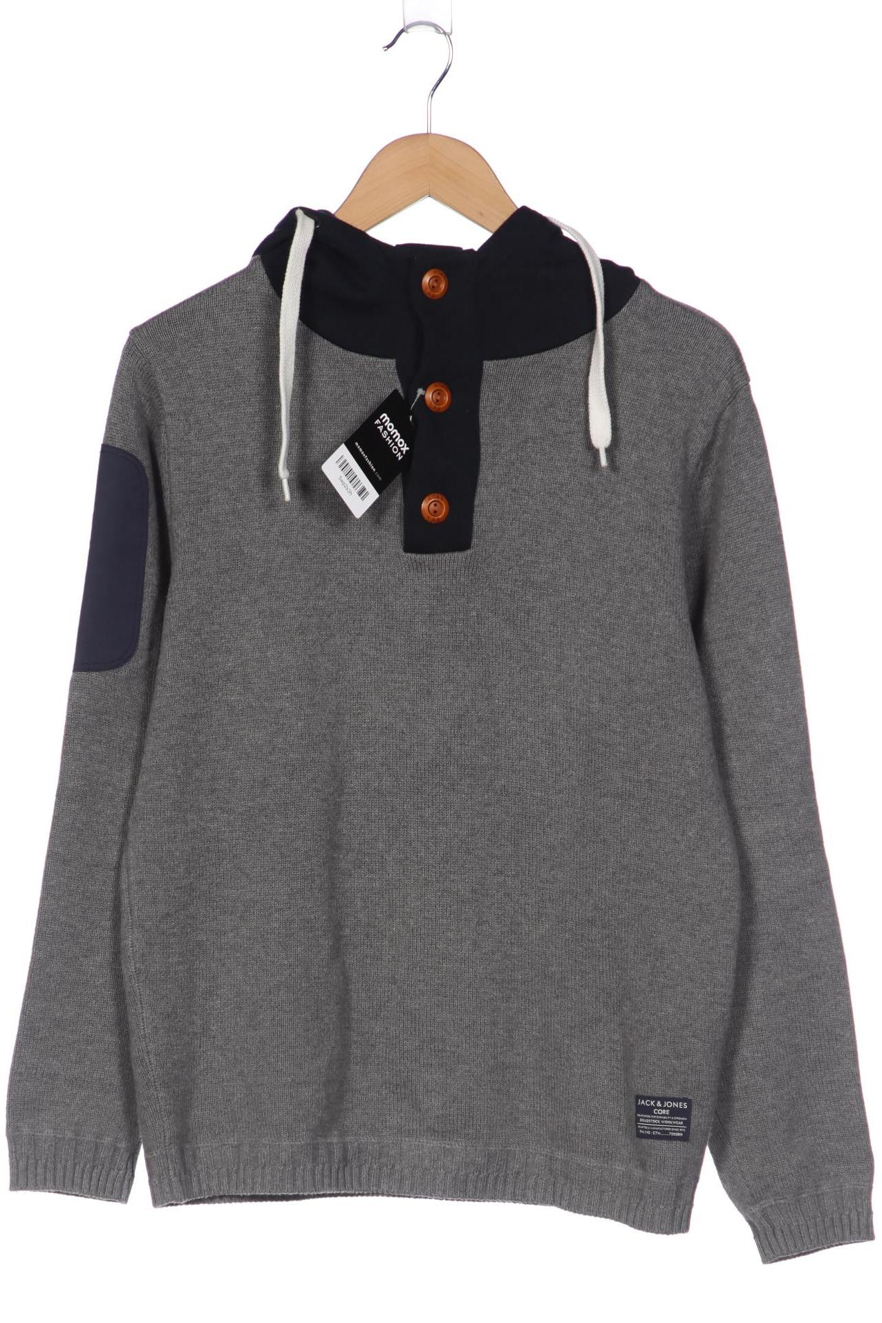 

Jack & Jones Herren Kapuzenpullover, grau, Gr. 48