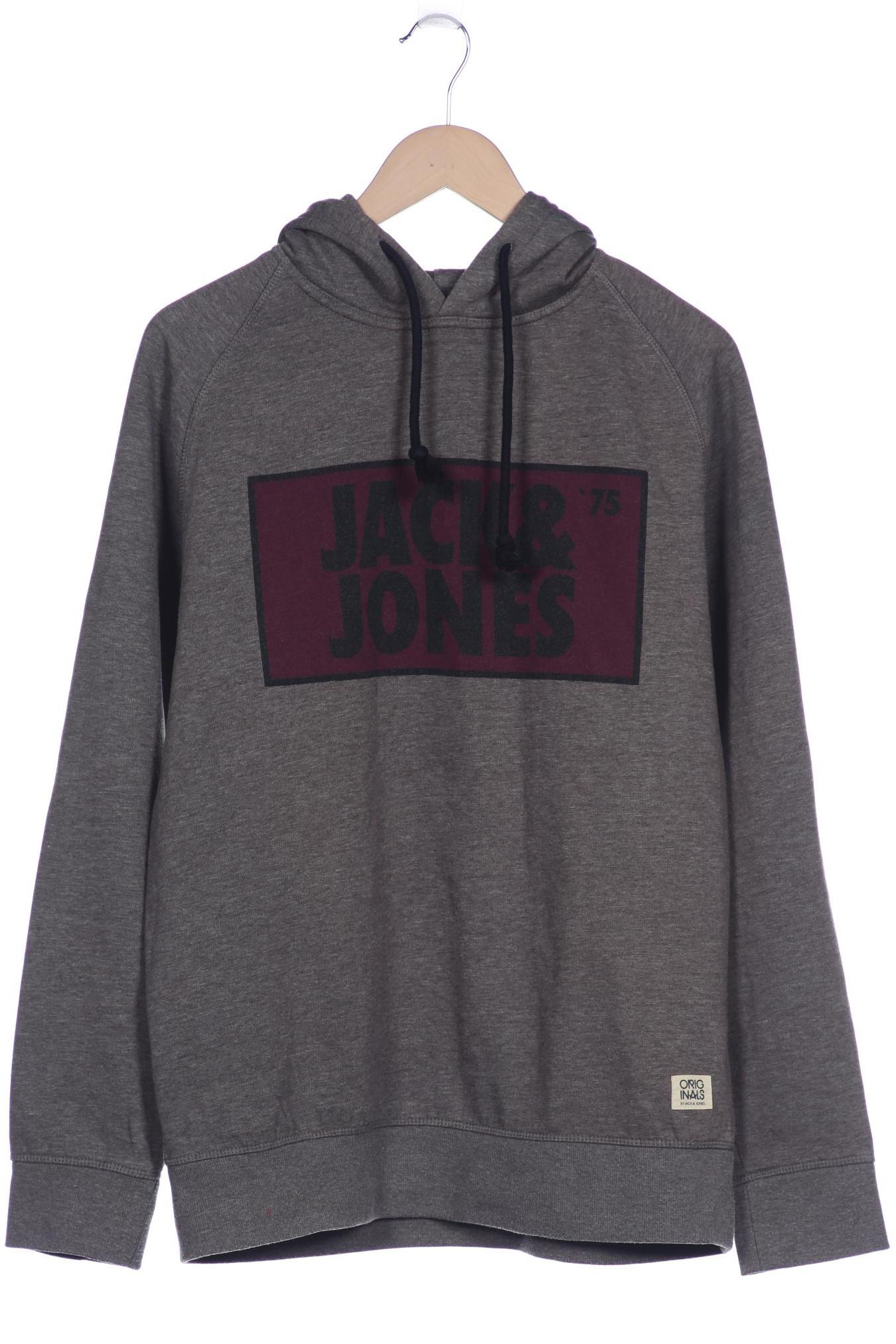 

Jack & Jones Herren Kapuzenpullover, grau, Gr. 54