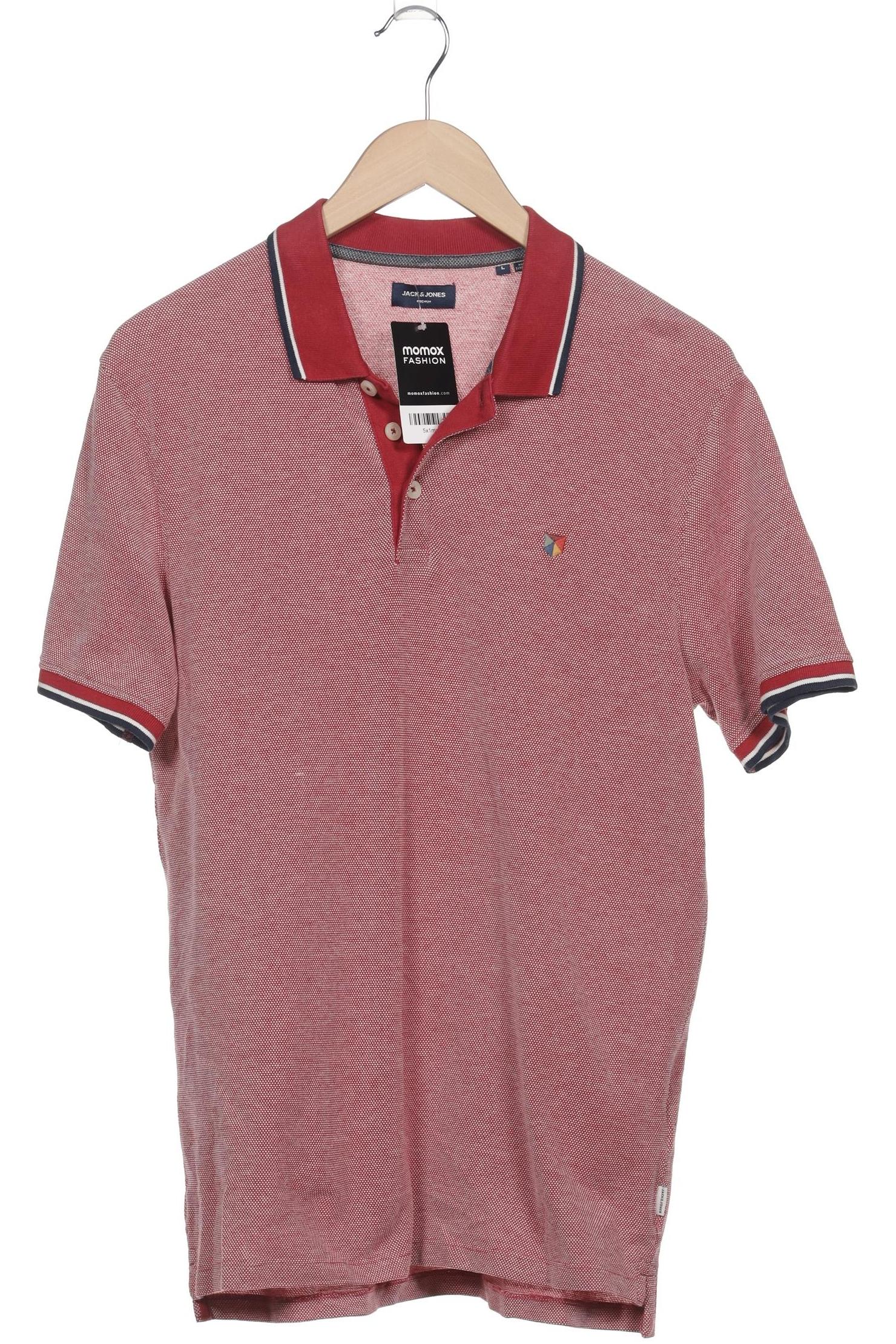 

Jack & Jones Herren Poloshirt, rot, Gr. 52