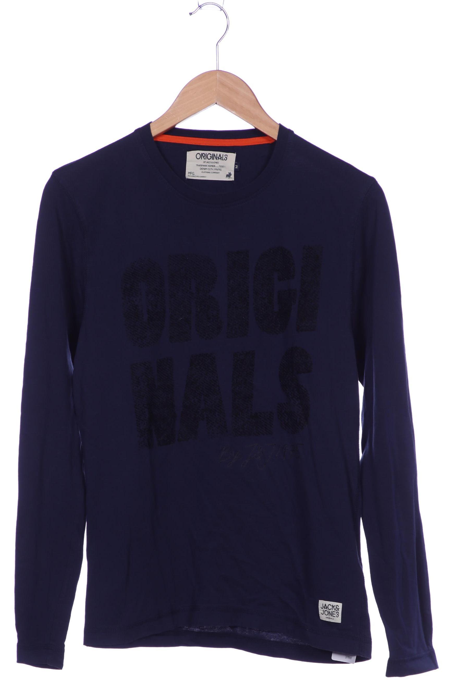 

Jack & Jones Herren Langarmshirt, blau, Gr. 48