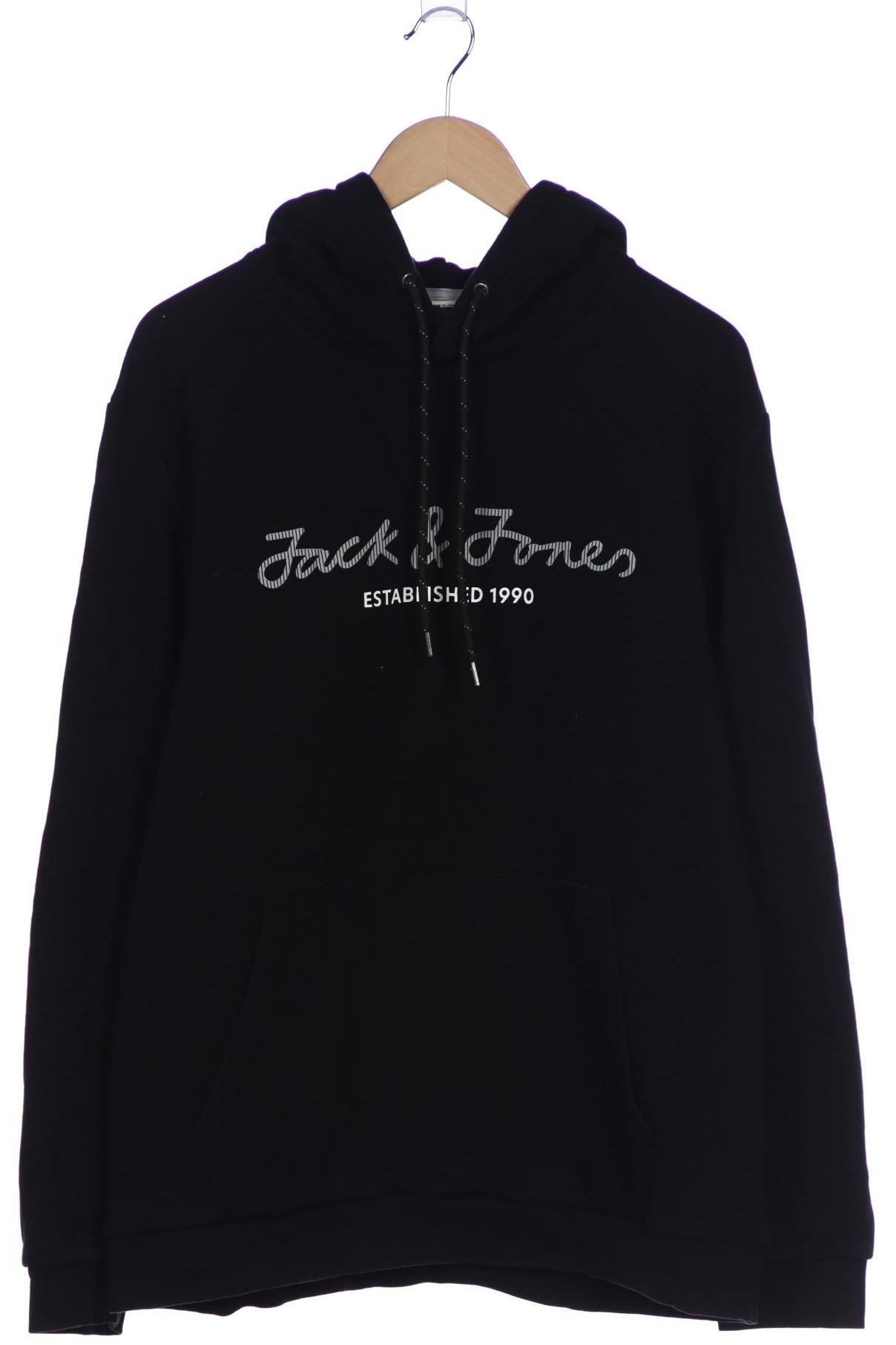 

Jack & Jones Herren Kapuzenpullover, schwarz, Gr. 56