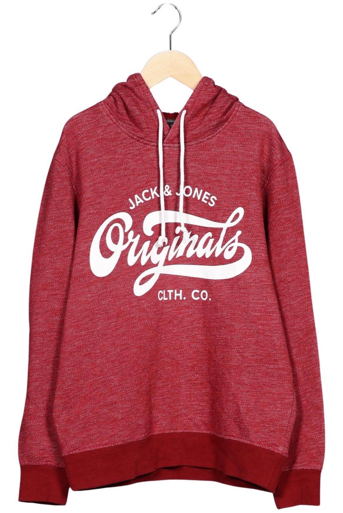 

Jack & Jones Herren Kapuzenpullover, rot, Gr. 48