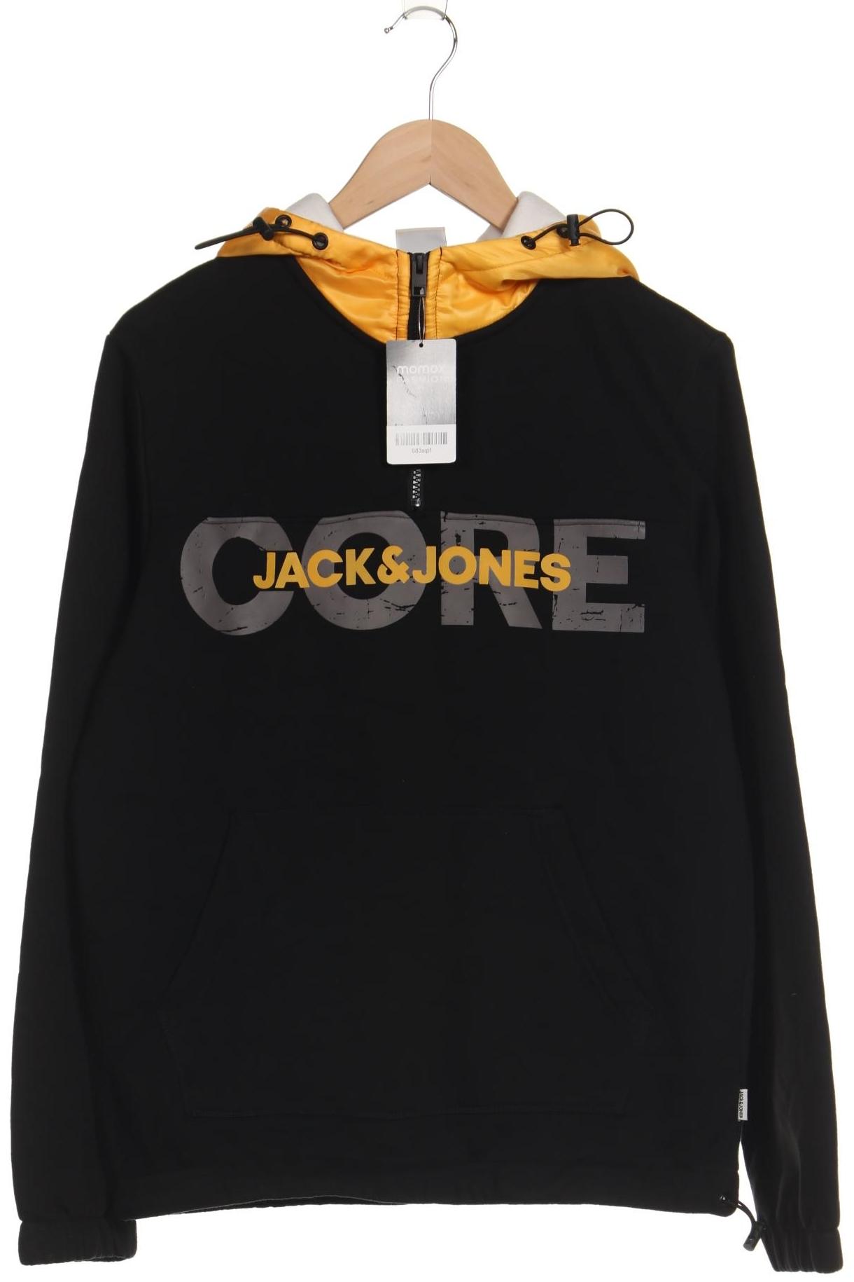 

Jack & Jones Herren Kapuzenpullover, schwarz, Gr. 48