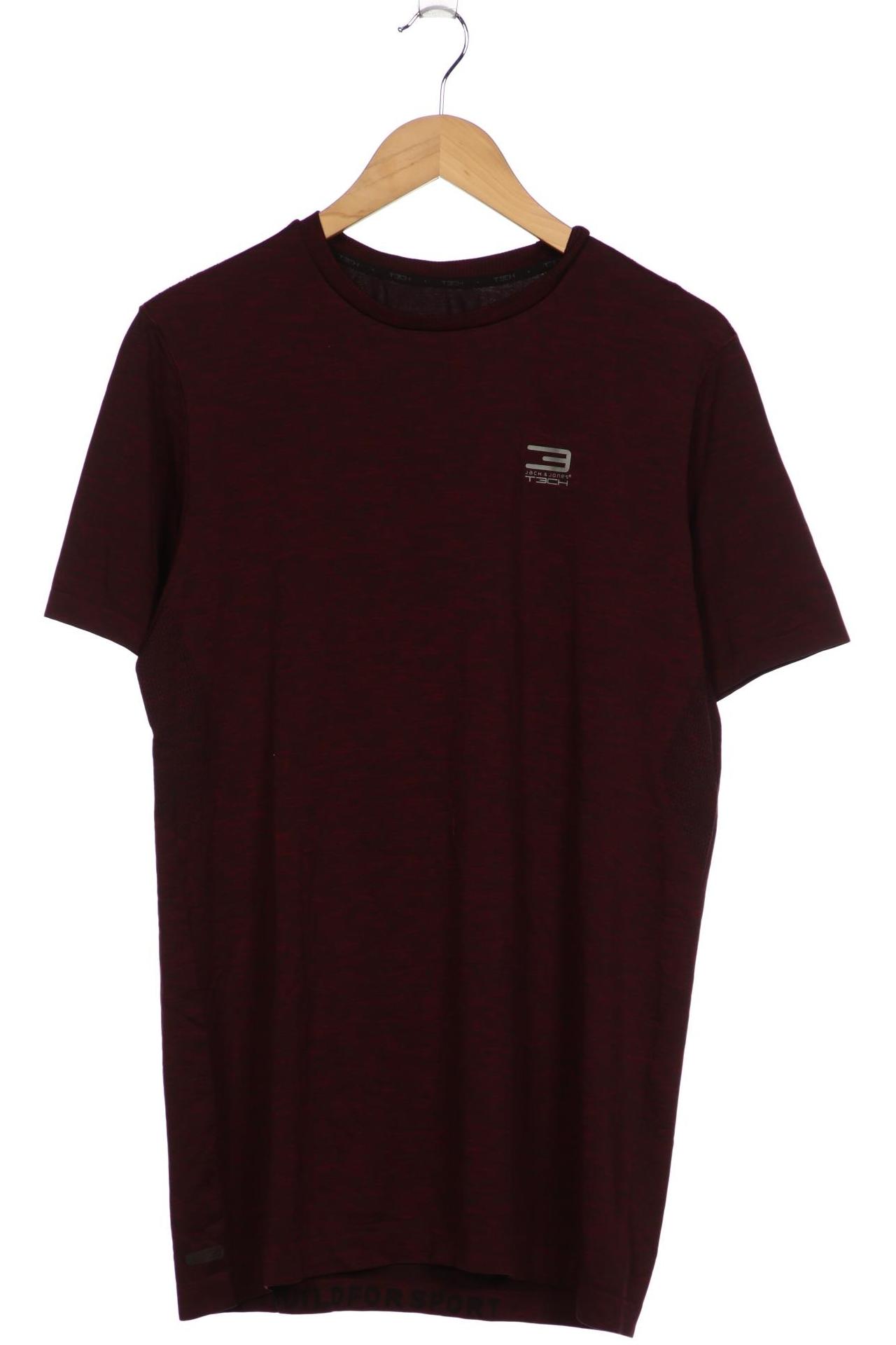 

Jack & Jones Herren T-Shirt, bordeaux, Gr. 52