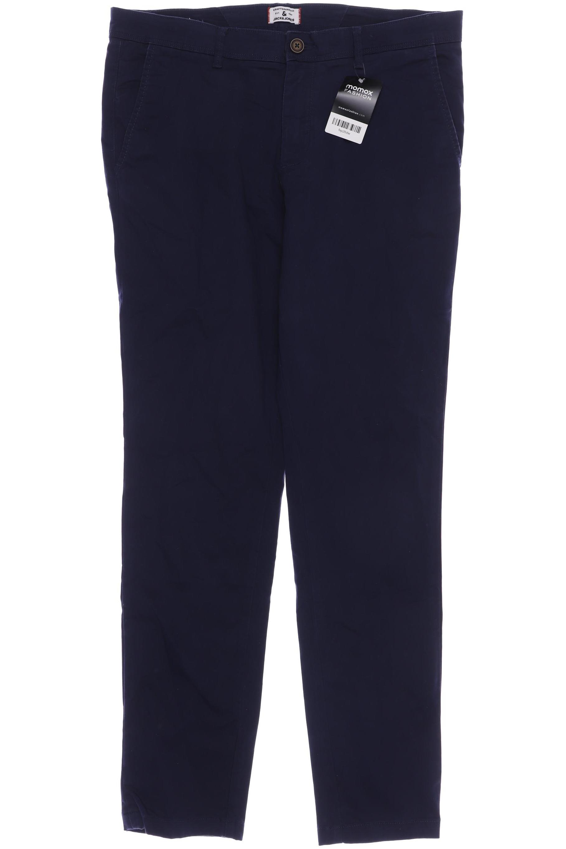 

Jack & Jones Herren Stoffhose, marineblau