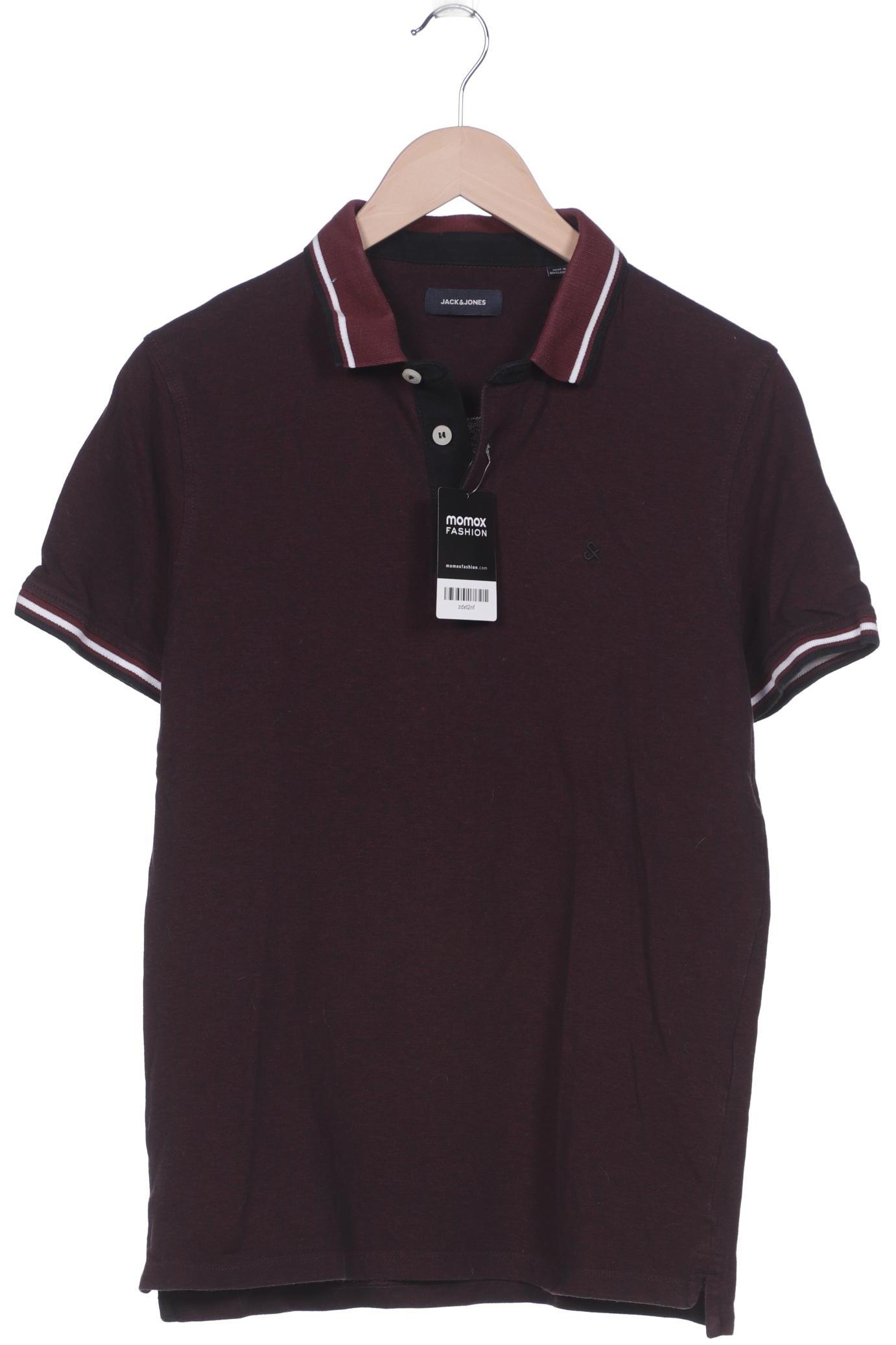 

Jack & Jones Herren Poloshirt, bordeaux, Gr. 52