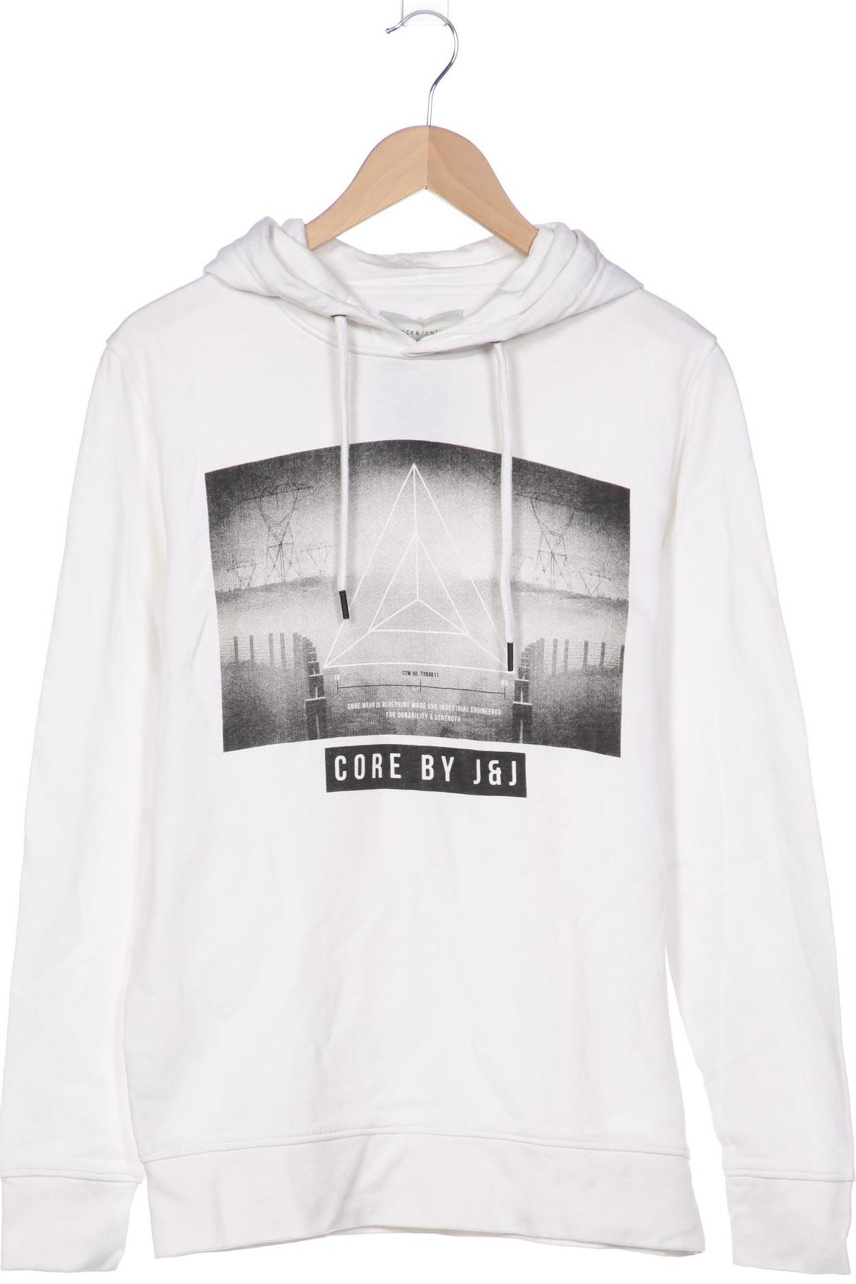 

Jack & Jones Herren Kapuzenpullover, weiß, Gr. 46
