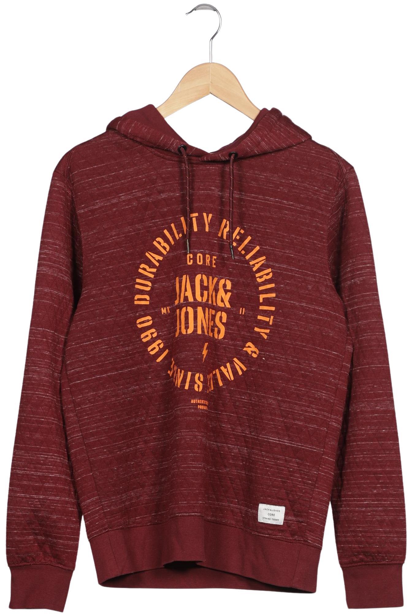 

Jack & Jones Herren Kapuzenpullover, rot, Gr. 46
