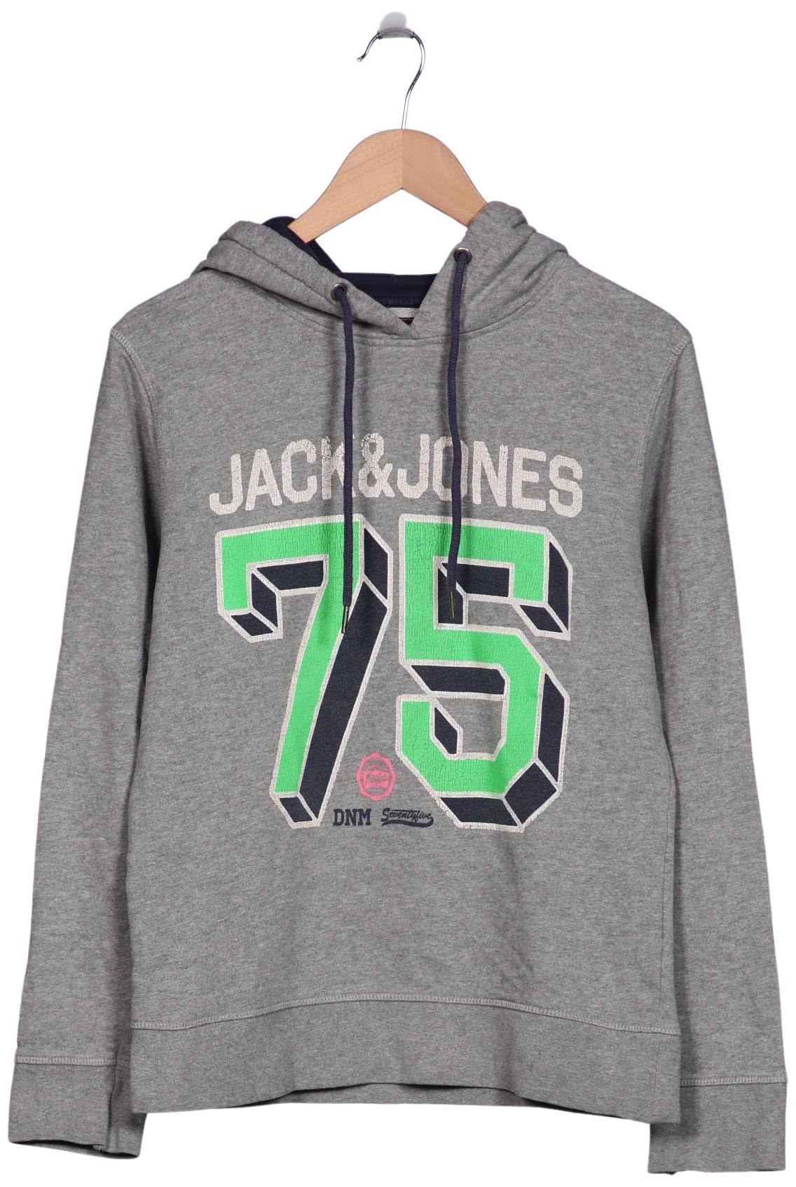 

Jack & Jones Herren Kapuzenpullover, grau, Gr. 46