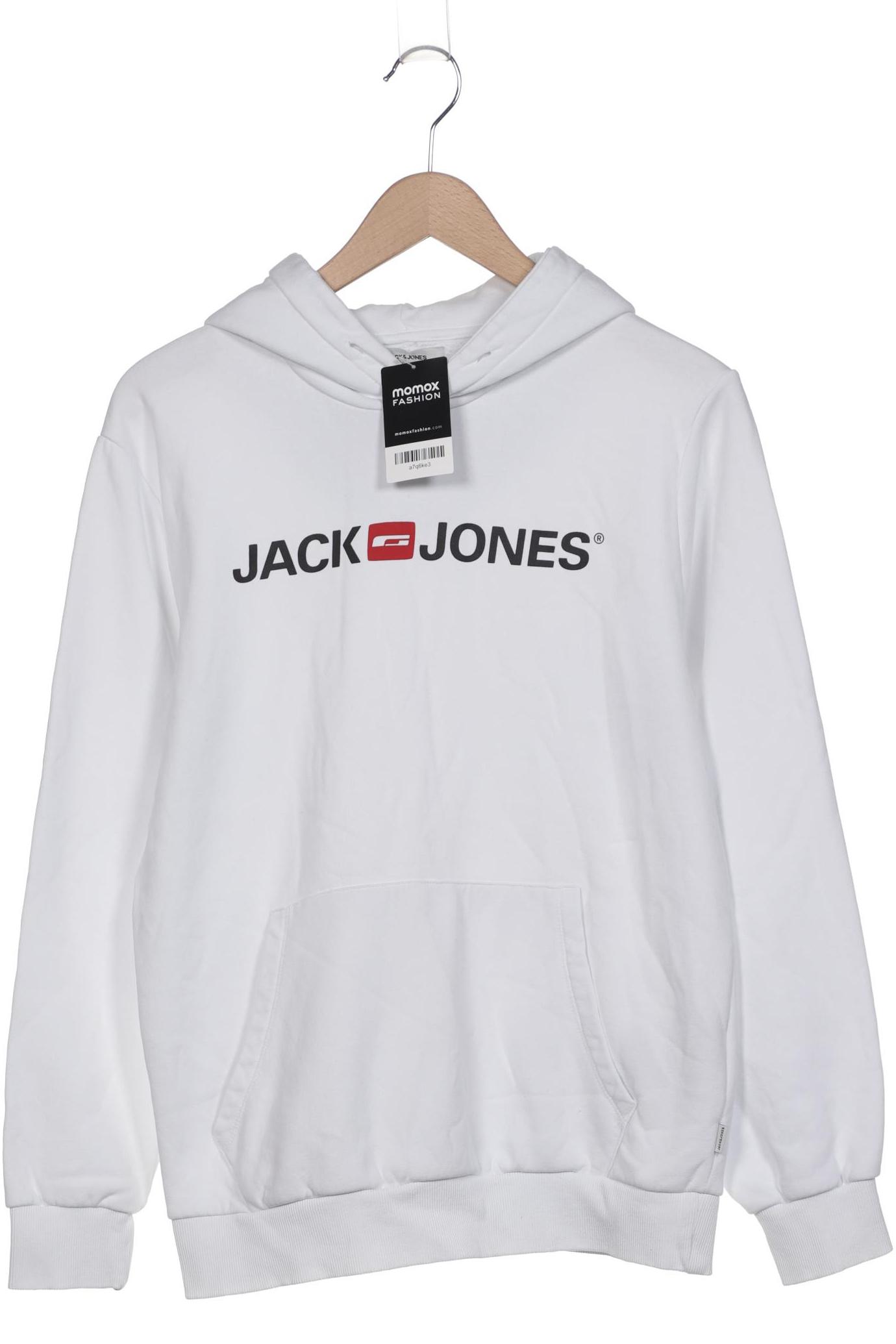 

Jack & Jones Herren Kapuzenpullover, weiß, Gr. 52