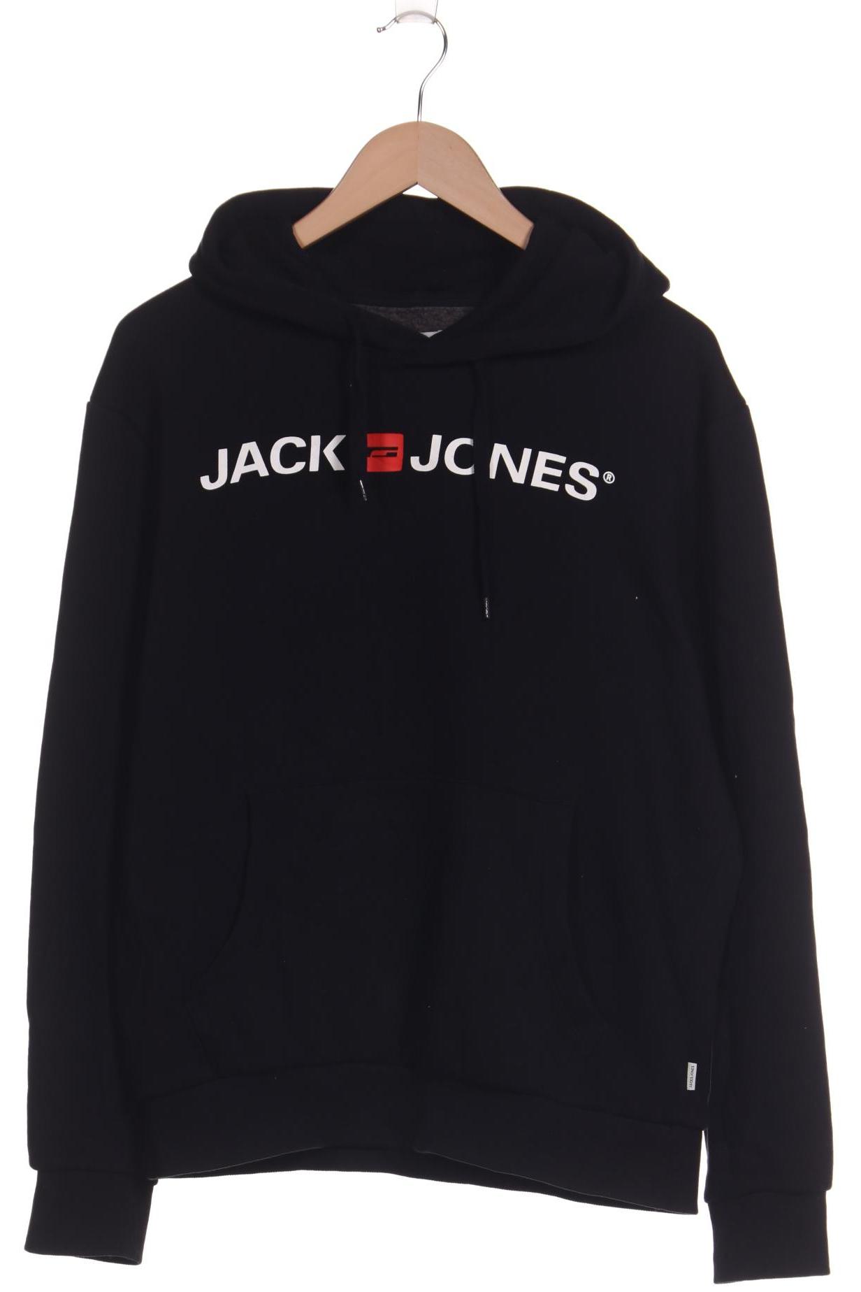 

Jack & Jones Herren Kapuzenpullover, schwarz, Gr. 48