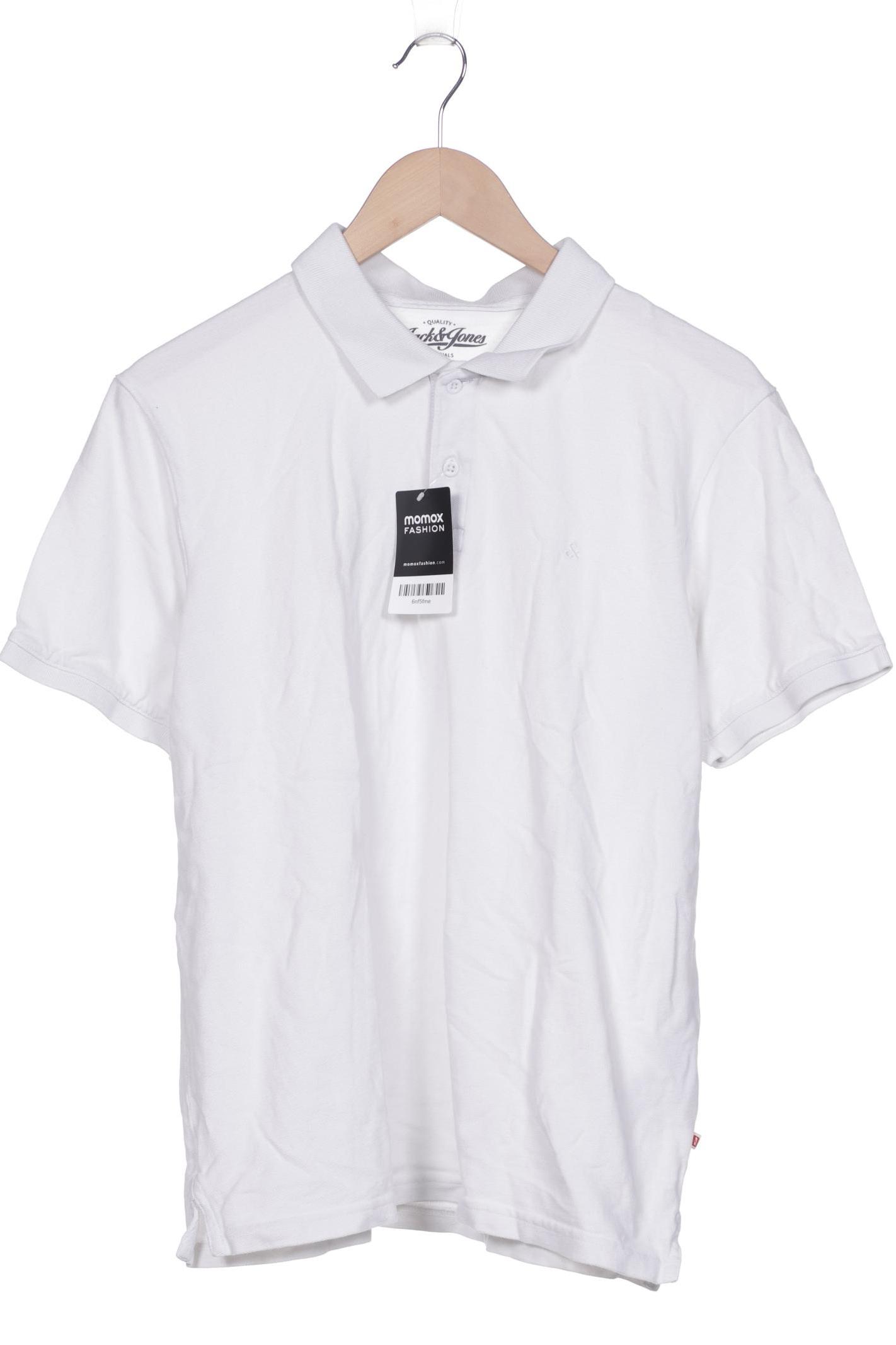 

JACK & JONES Herren Poloshirt, weiß
