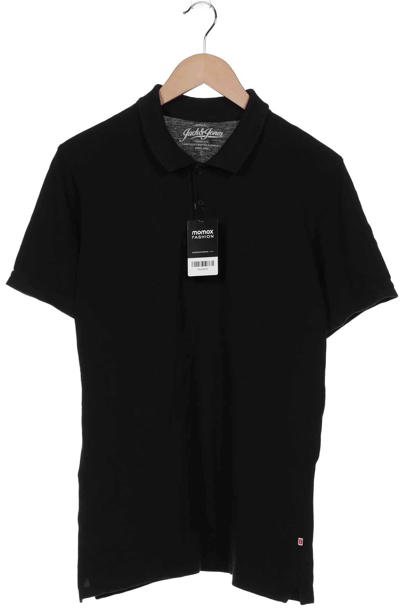 

JACK & JONES Herren Poloshirt, schwarz