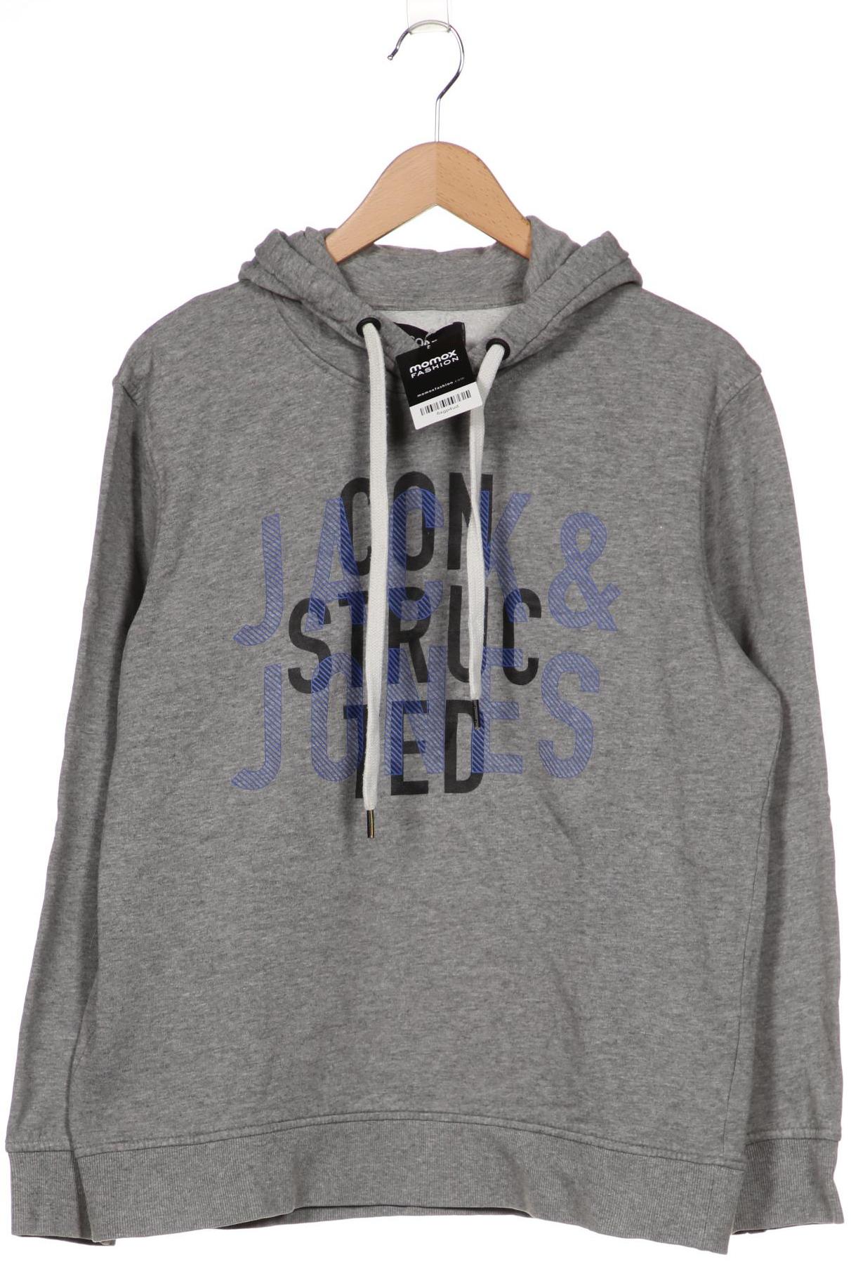

JACK & JONES Herren Kapuzenpullover, grau