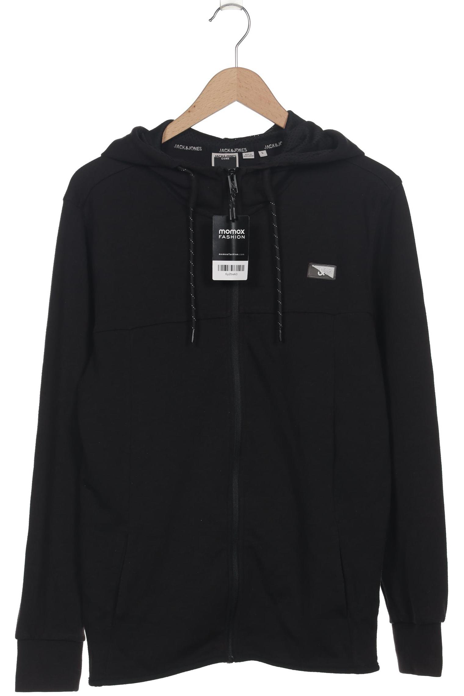 

Jack & Jones Herren Kapuzenpullover, schwarz, Gr. 52