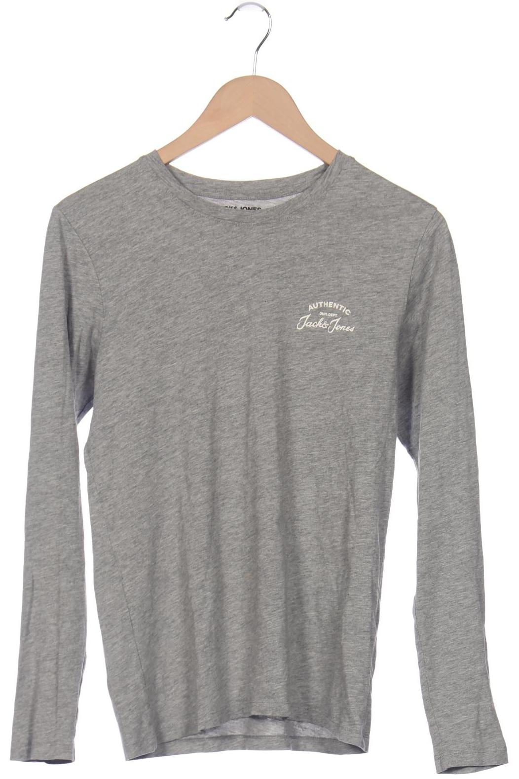 

JACK & JONES Herren Langarmshirt, grau
