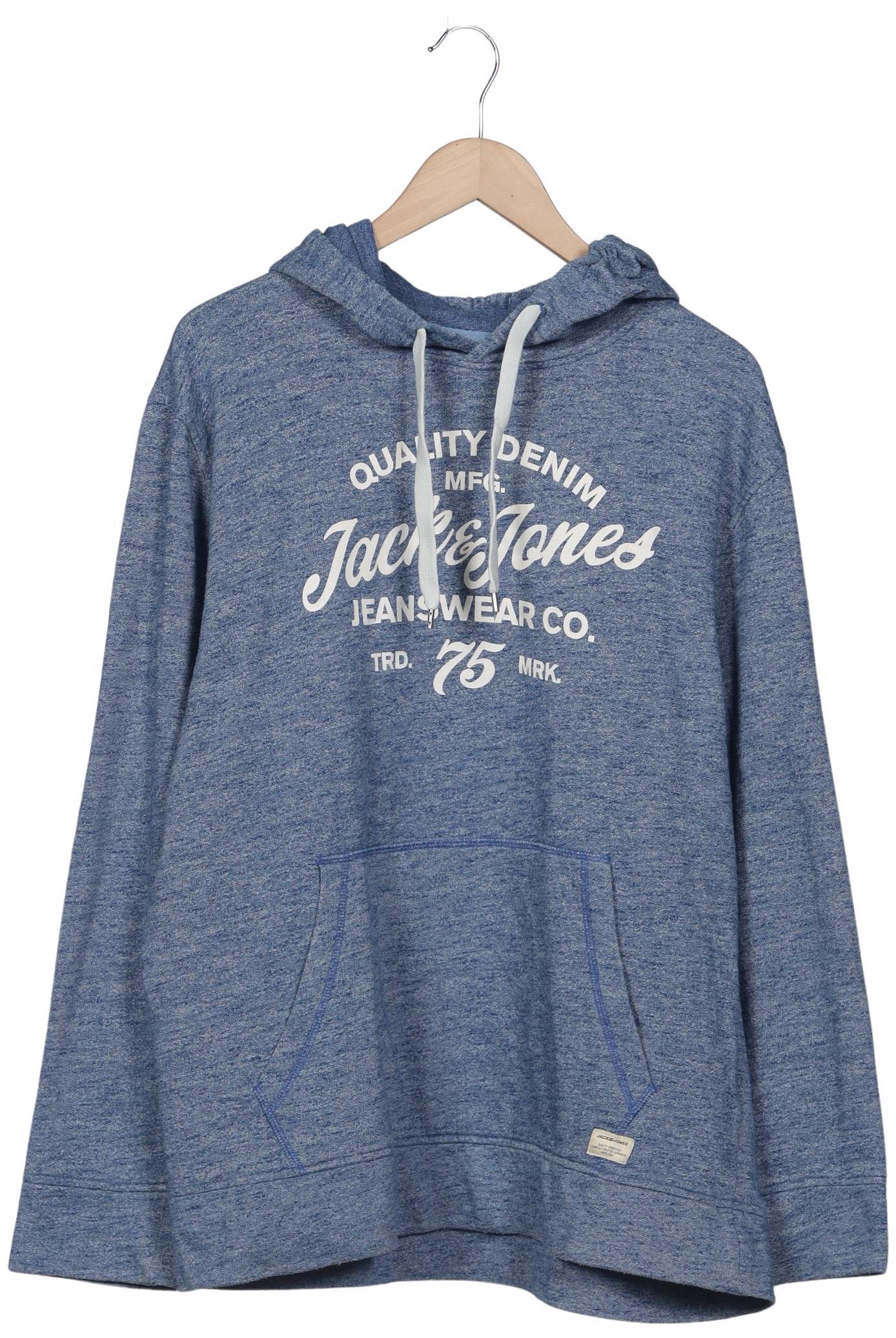 

Jack & Jones Herren Kapuzenpullover, blau, Gr. 56