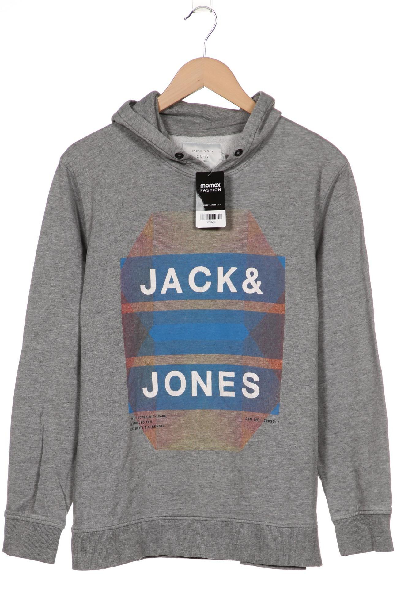 

JACK & JONES Herren Kapuzenpullover, grau